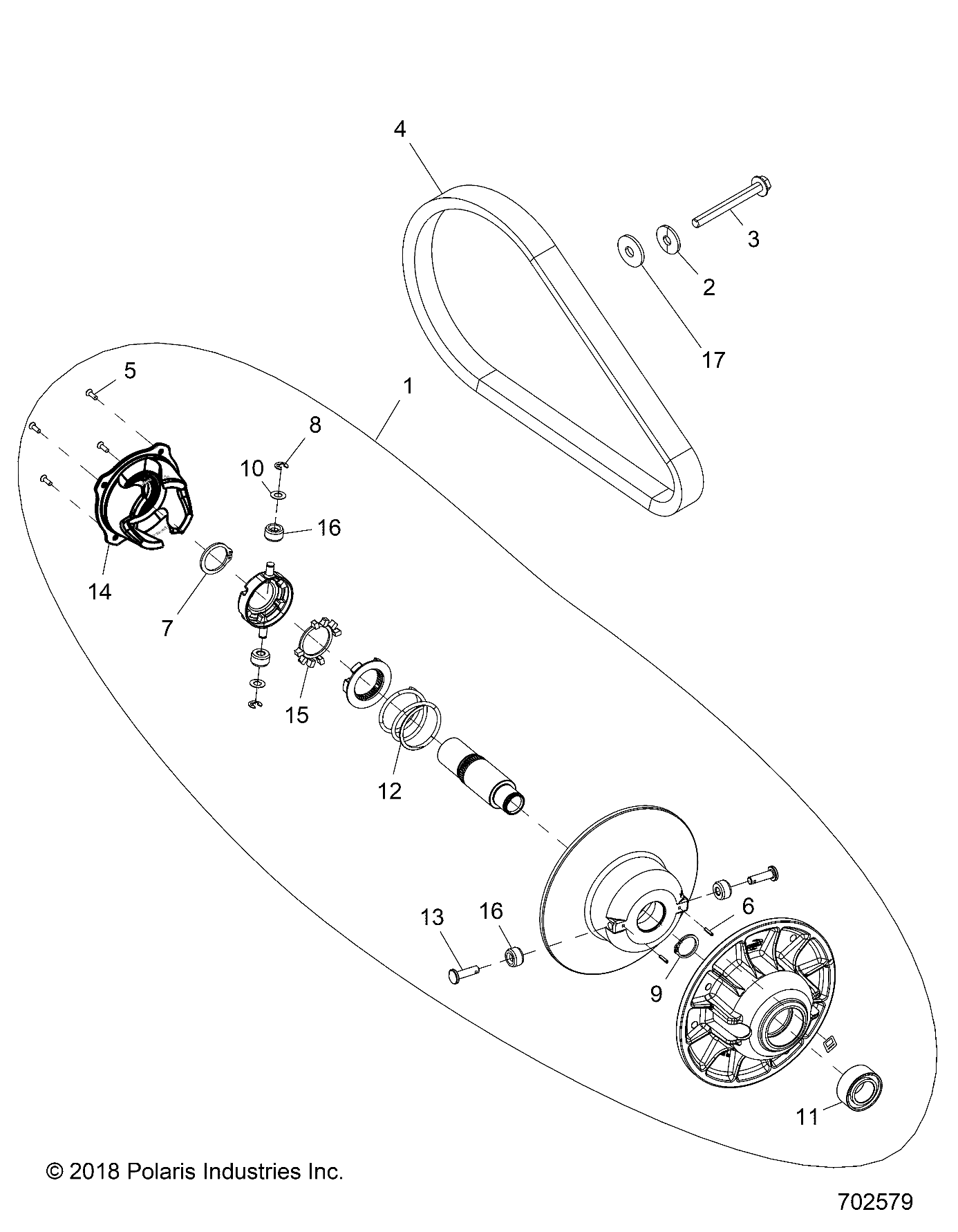 Part Number : 1323286 EBS DRV CTCH ASM