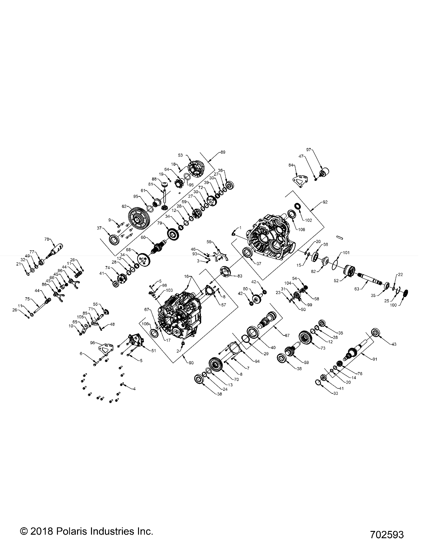 Foto diagrama Polaris que contem a peça 3235411