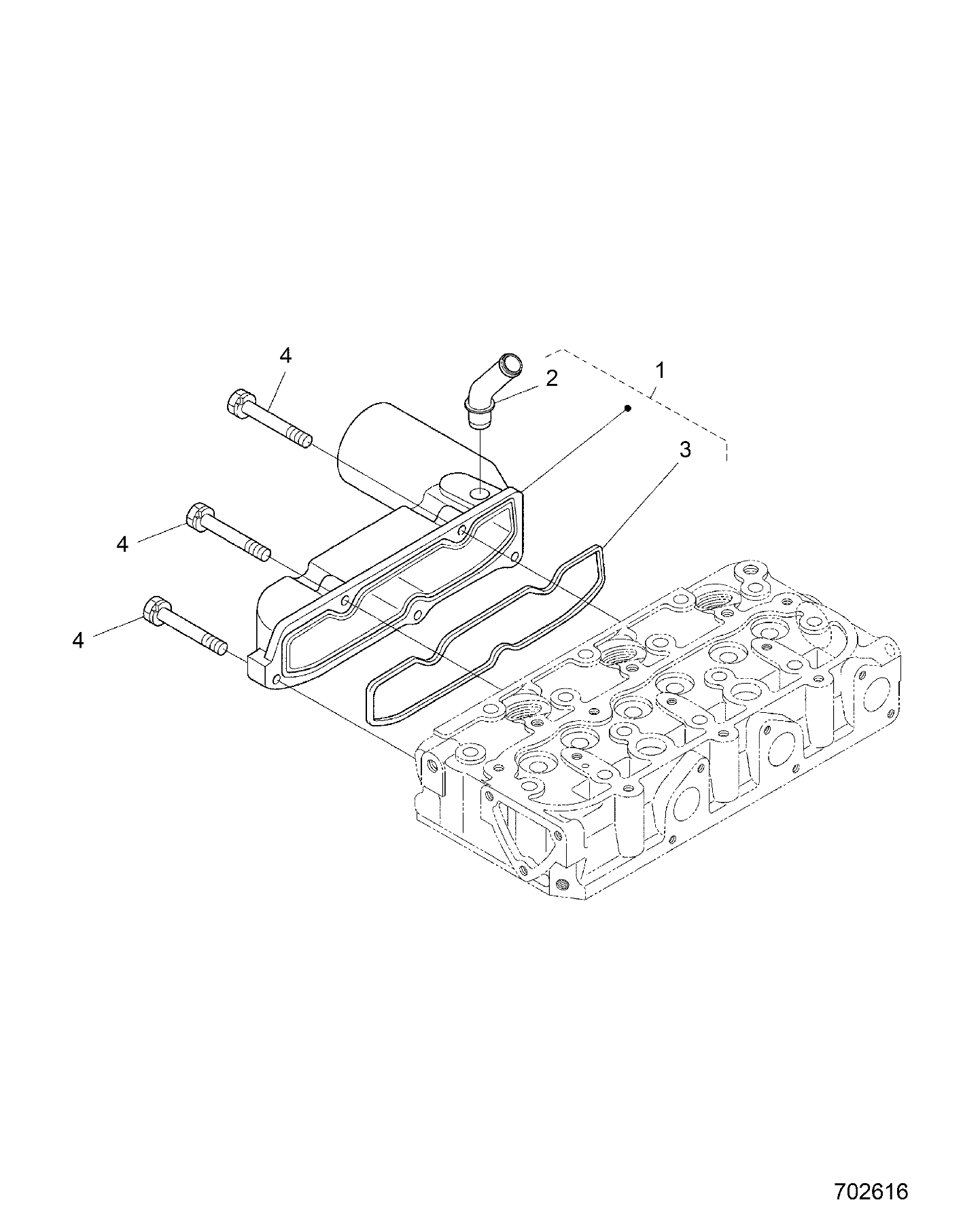 Part Number : 3070736 GASKET IN-MANIFOLD