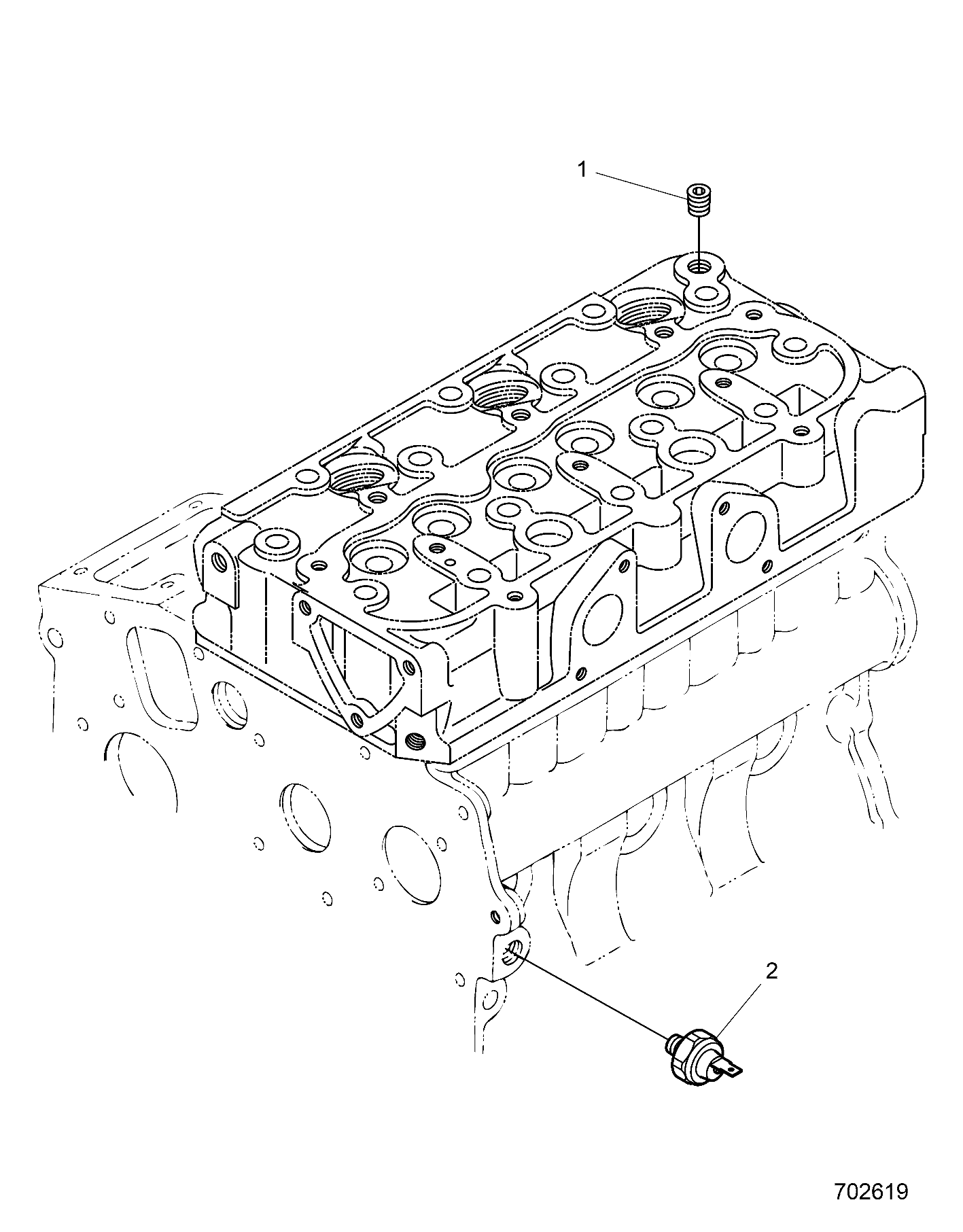 Part Number : 3070688 OIL SWITCH