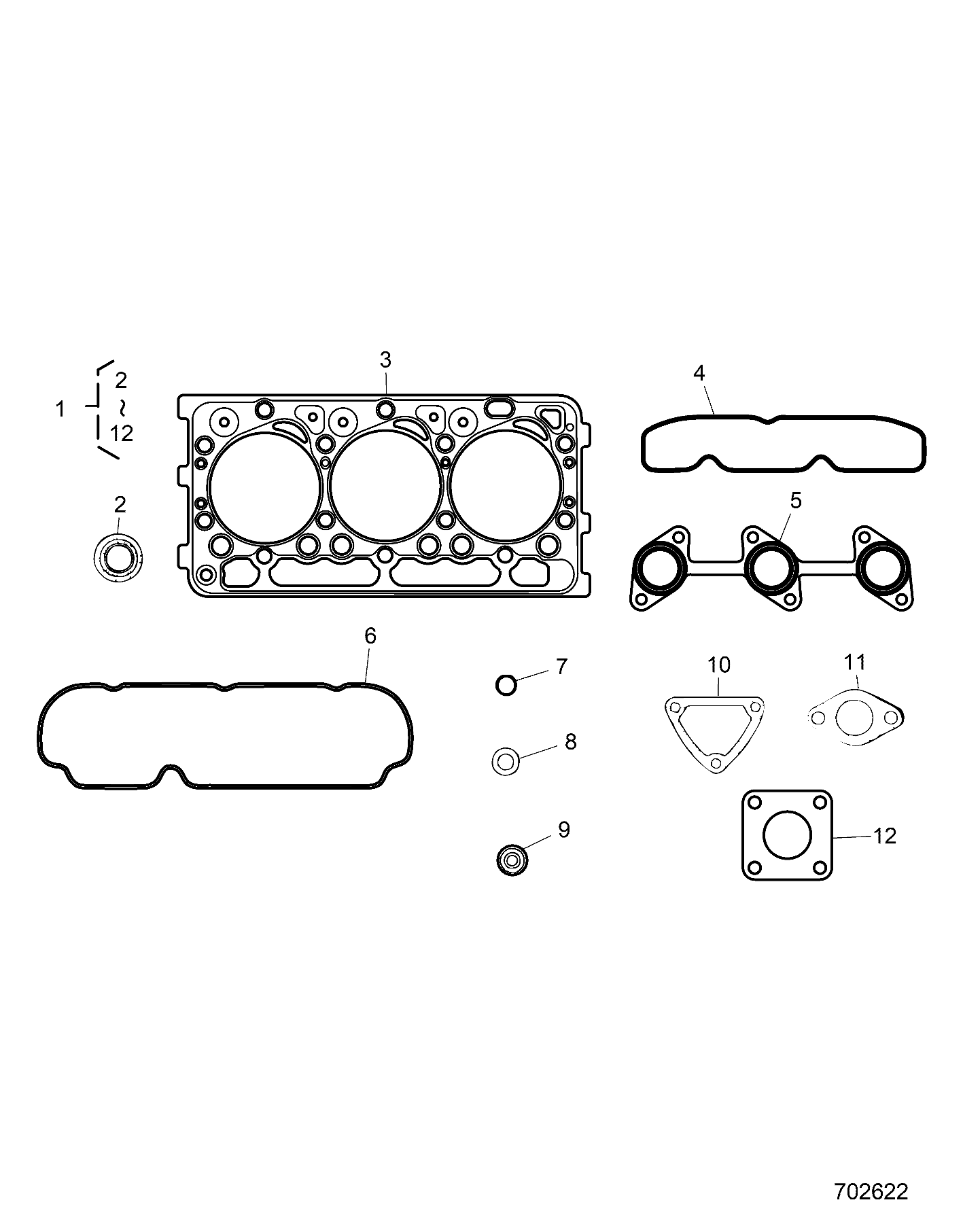 Foto diagrama Polaris que contem a peça 3070691