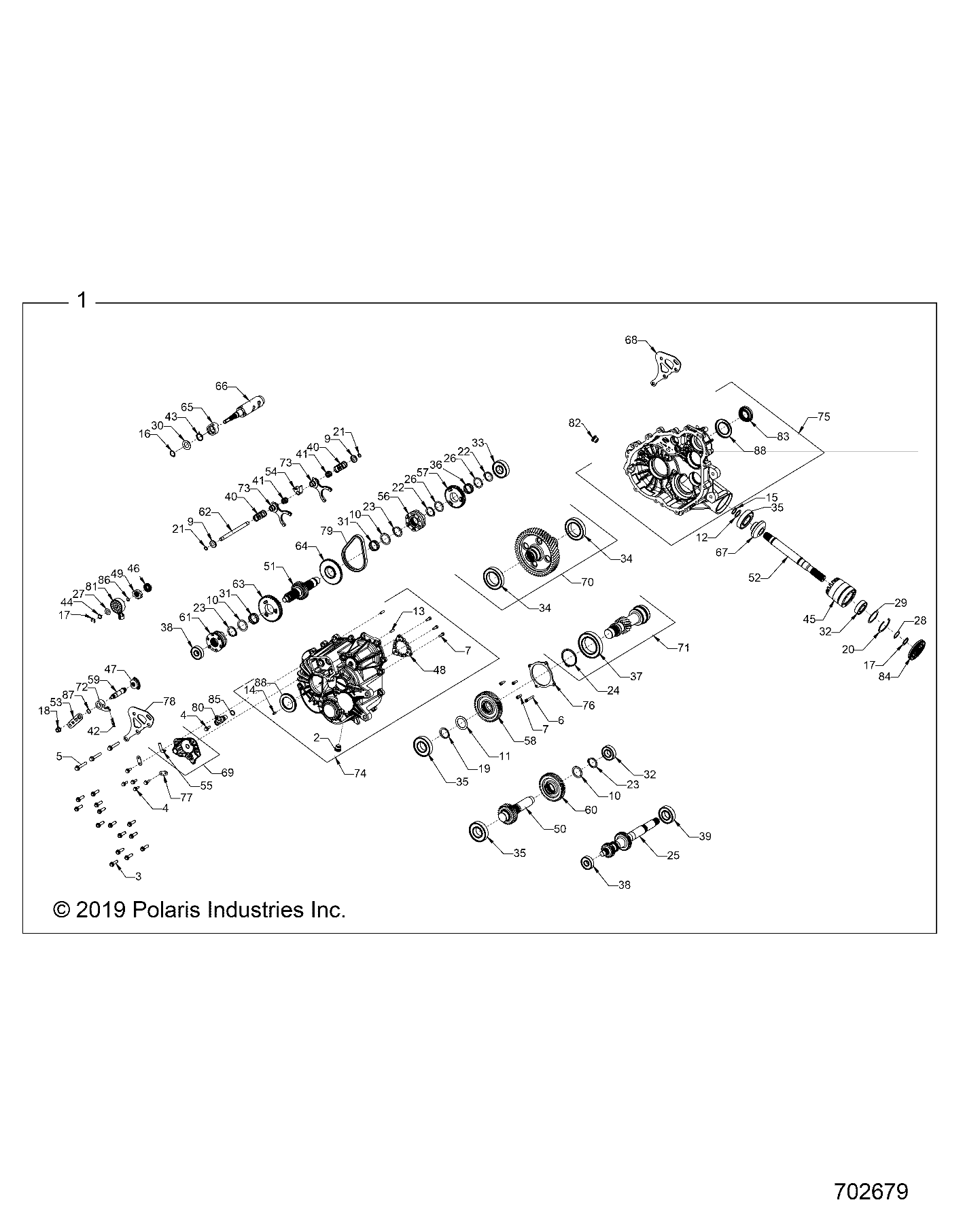 Part Number : 3236544 SUBASSY LH CASE(413123)