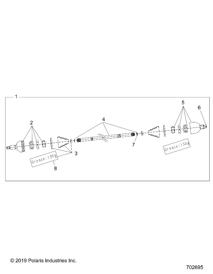 Foto diagrama Polaris que contem a peça 3236513