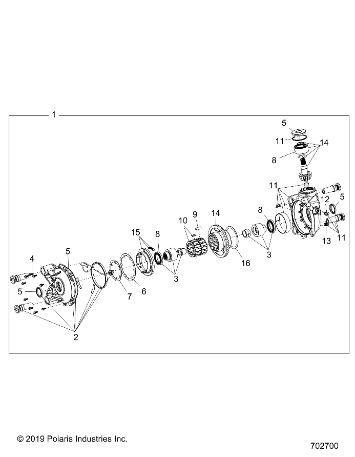 Foto diagrama Polaris que contem a peça 3239500