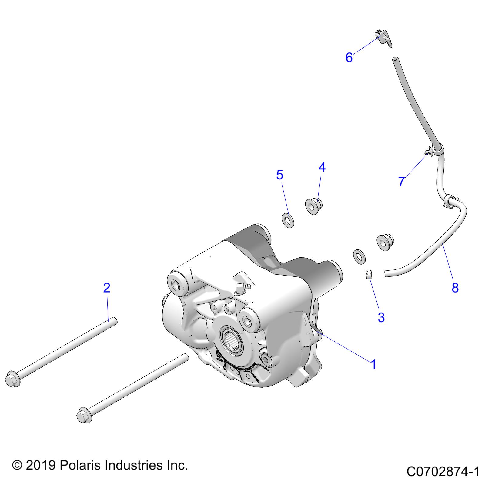 Foto diagrama Polaris que contem a peça 7520880