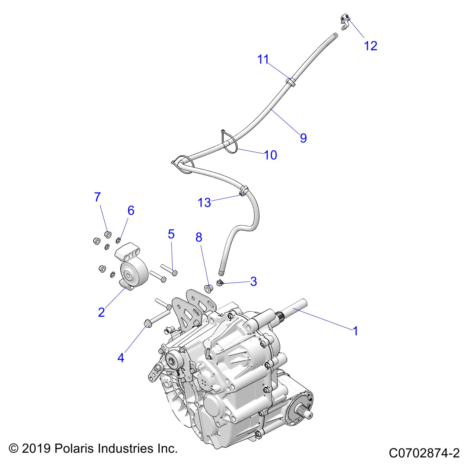 Part Number : 2522142 VENT LINE ASSEMBLY