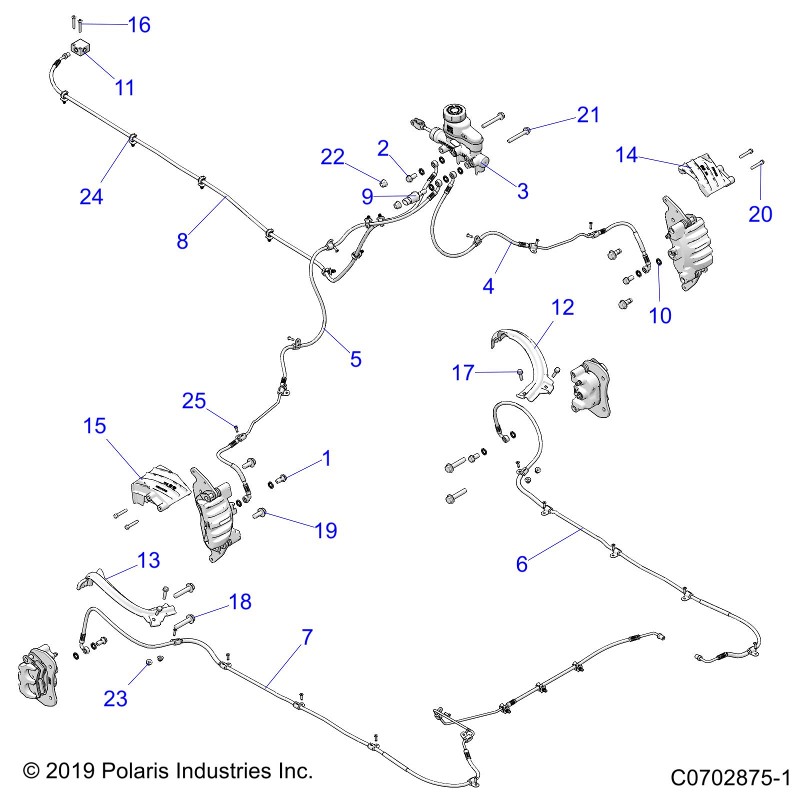 Foto diagrama Polaris que contem a peça 1913453