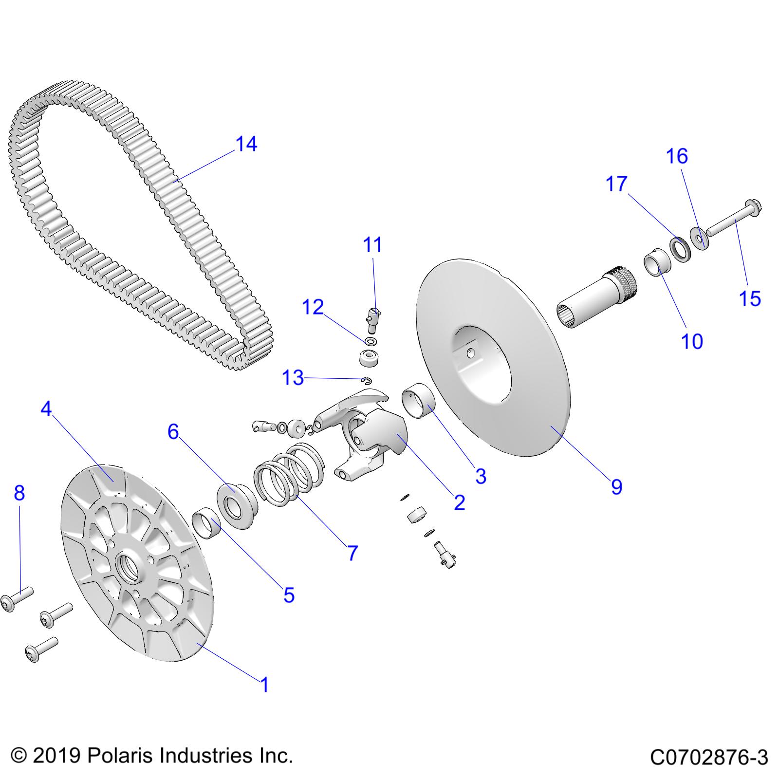 Part Number : 5633759 DRIVEN SPRING CUP  P90X