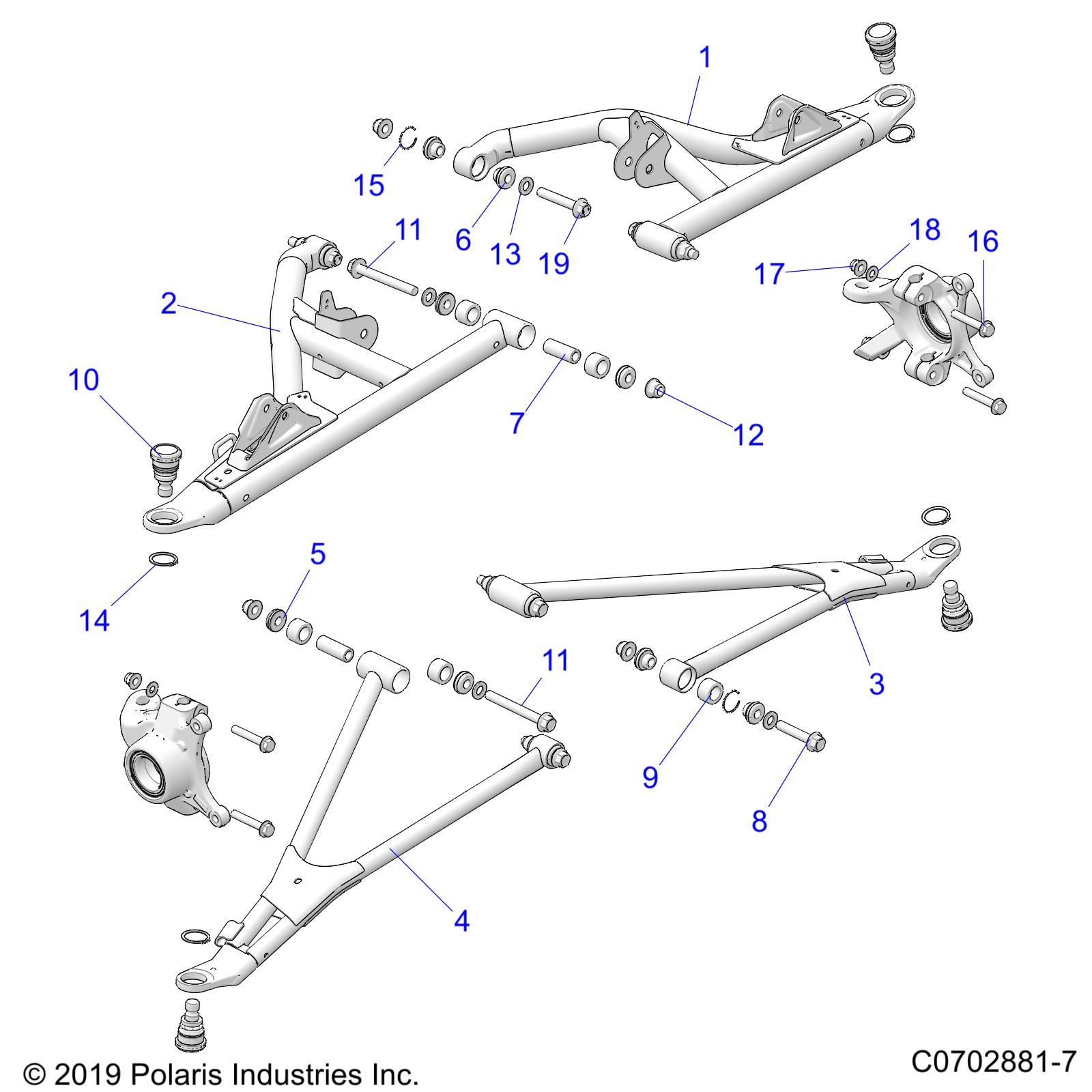 Part Number : 5140555 PIVOT SHAFT  SHORT