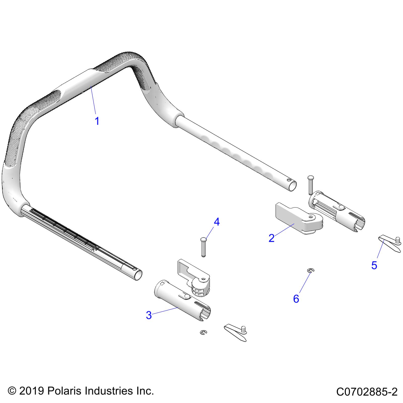 Foto diagrama Polaris que contem a peça 7710568