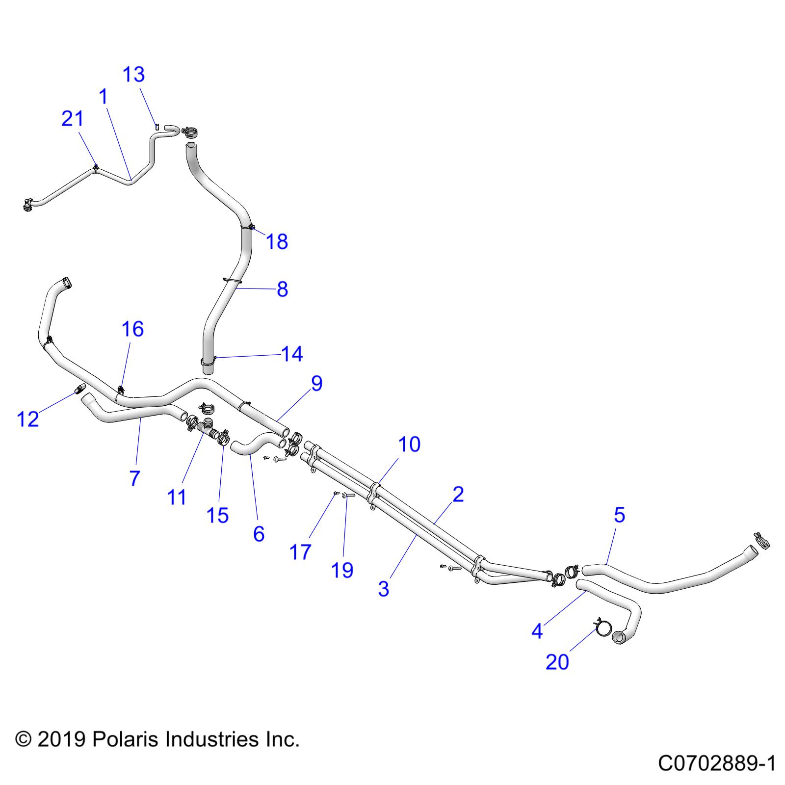 Part Number : 5416572 HOSE-OUT  ENGINE  SURGE/T