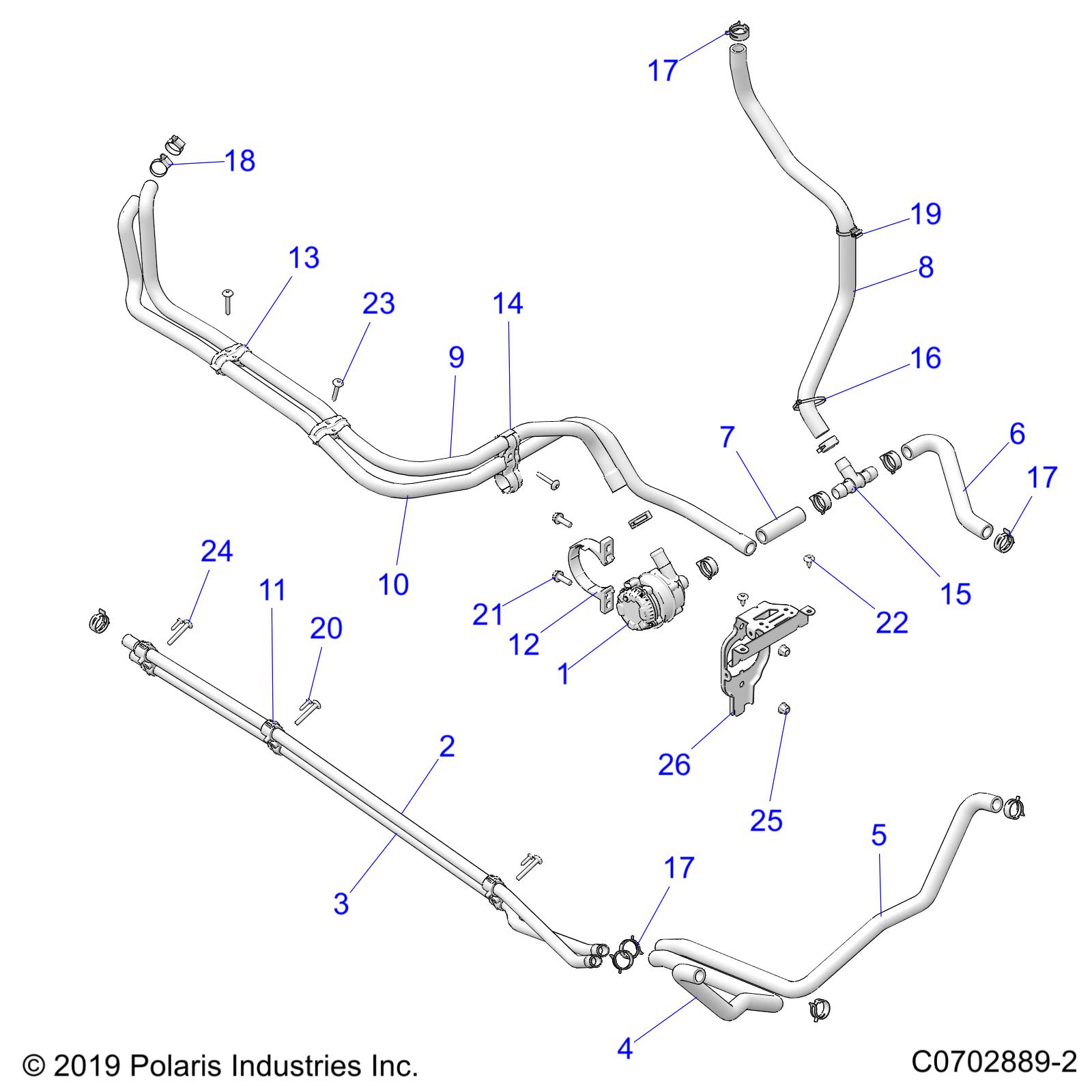 Part Number : 5141928 TUBE-COOLANT LT UPPER