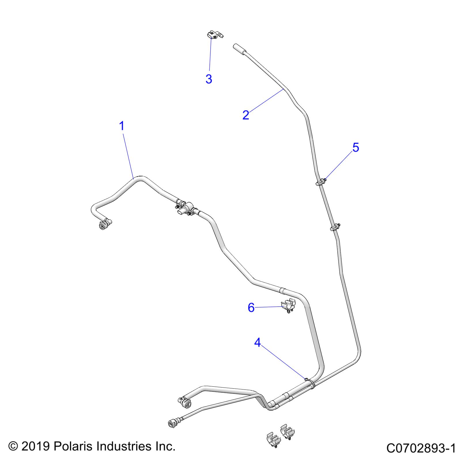 Part Number : 2521927 SUPPLY FUEL LINE ASSEMBLY