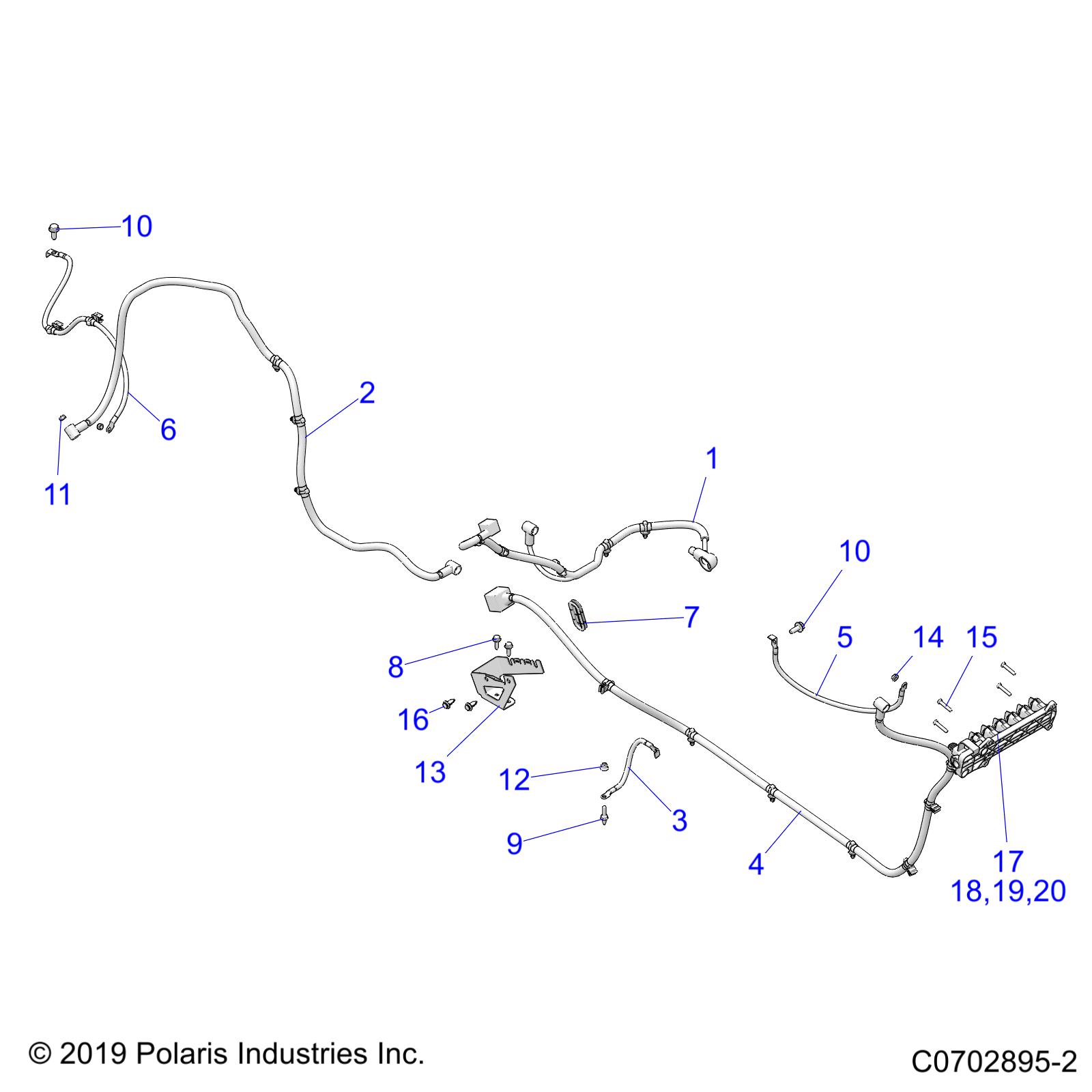 Part Number : 4081124 CABLE-ACCY PDM TO ATB