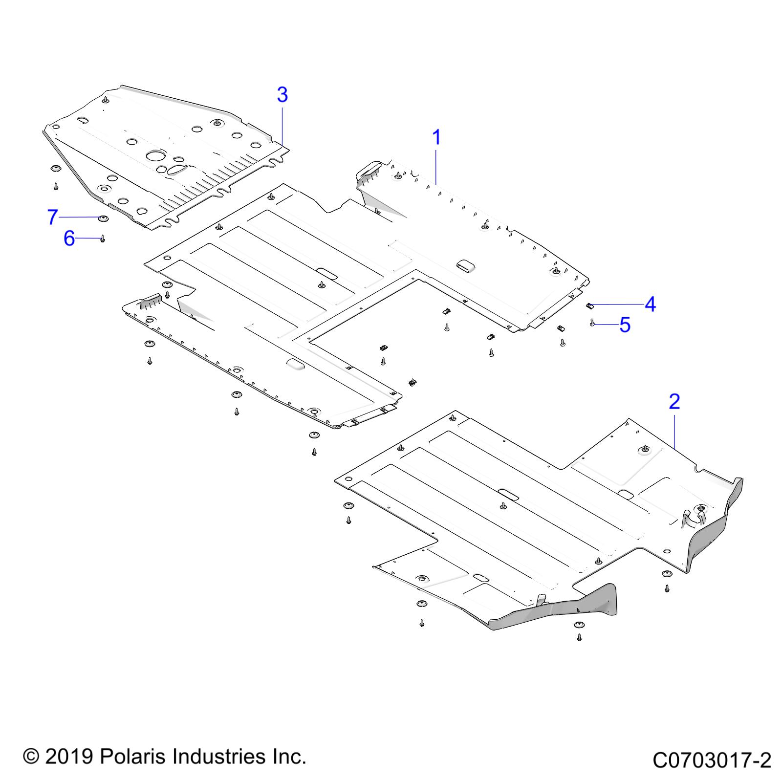 Foto diagrama Polaris que contem a peça 5456082-070