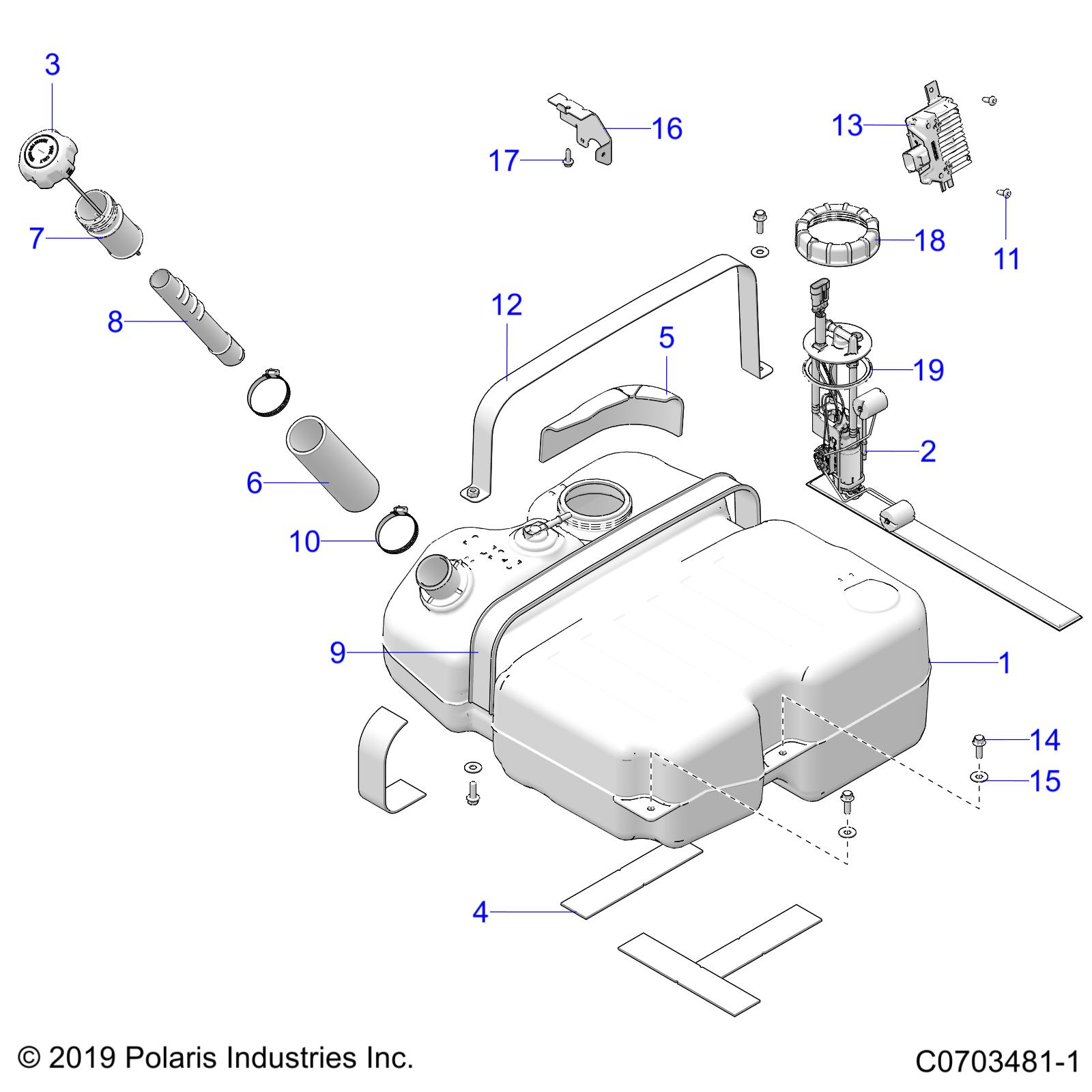 Part Number : 5267186-329 BRKT-STRAP FUEL TANK ECOAT