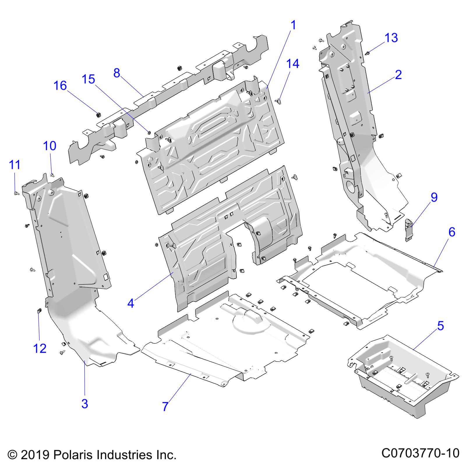 Part Number : 2637417-070 ASM-PANEL CLOSEOFF REAR RH BLK