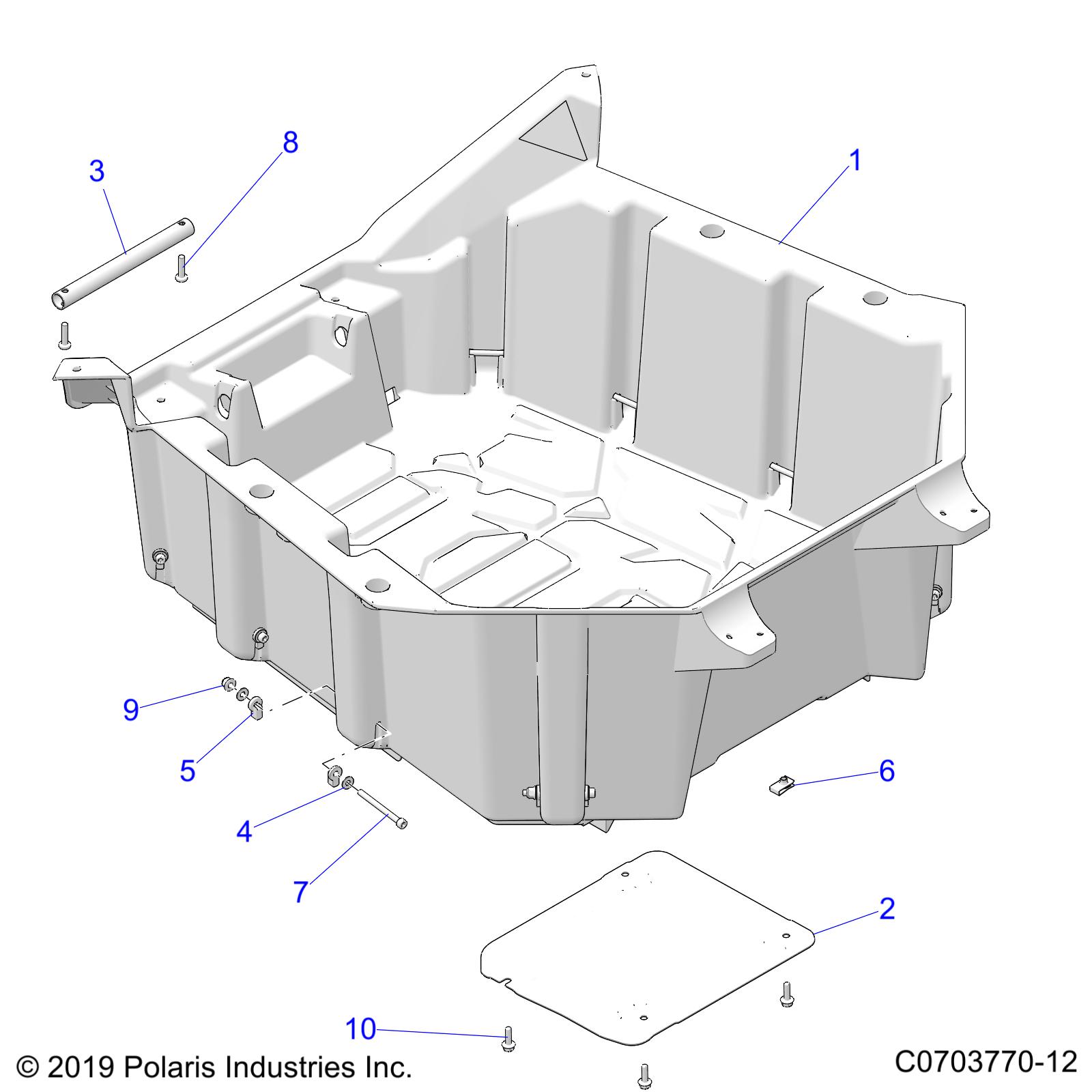 Foto diagrama Polaris que contem a peça 2637391