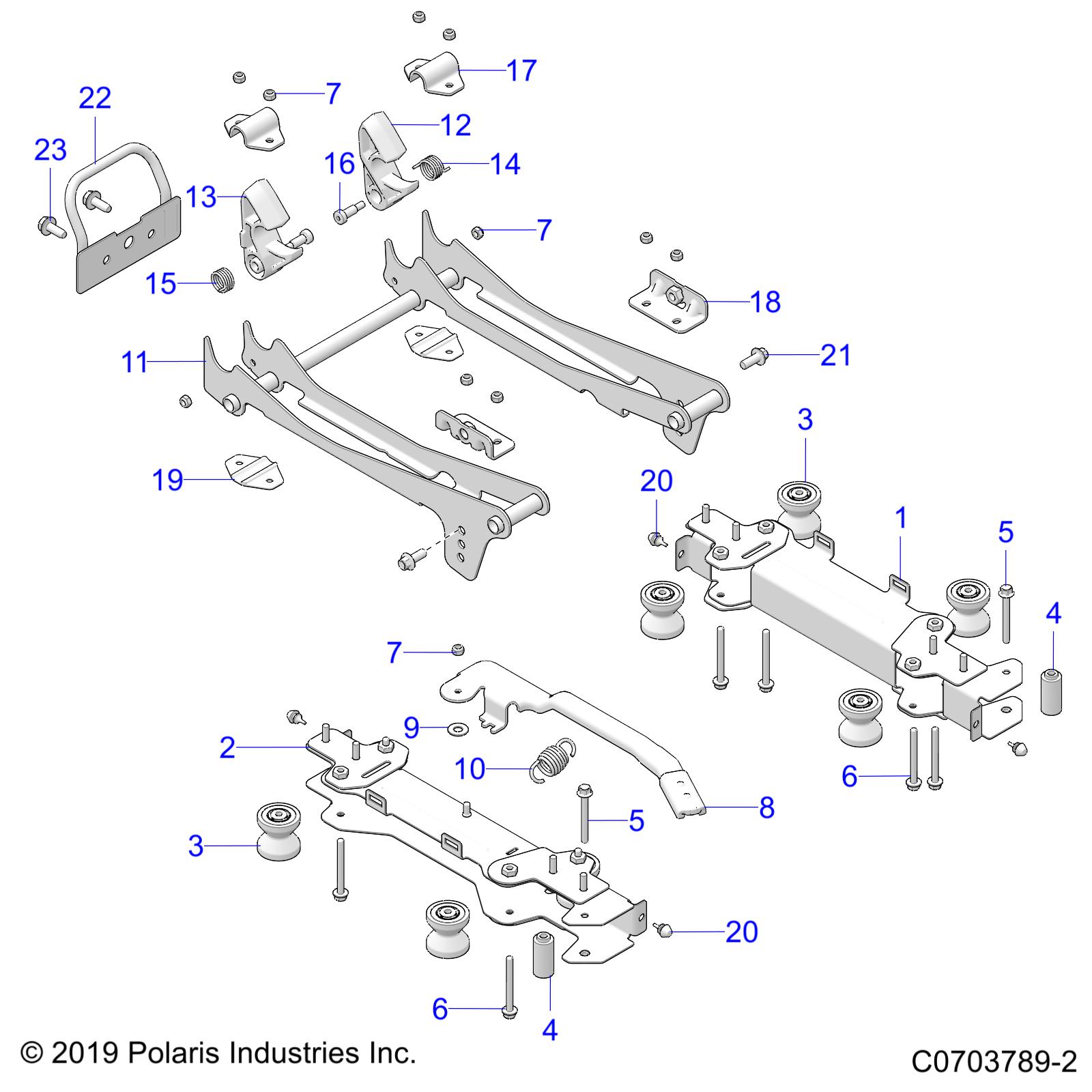 Foto diagrama Polaris que contem a peça 2637064