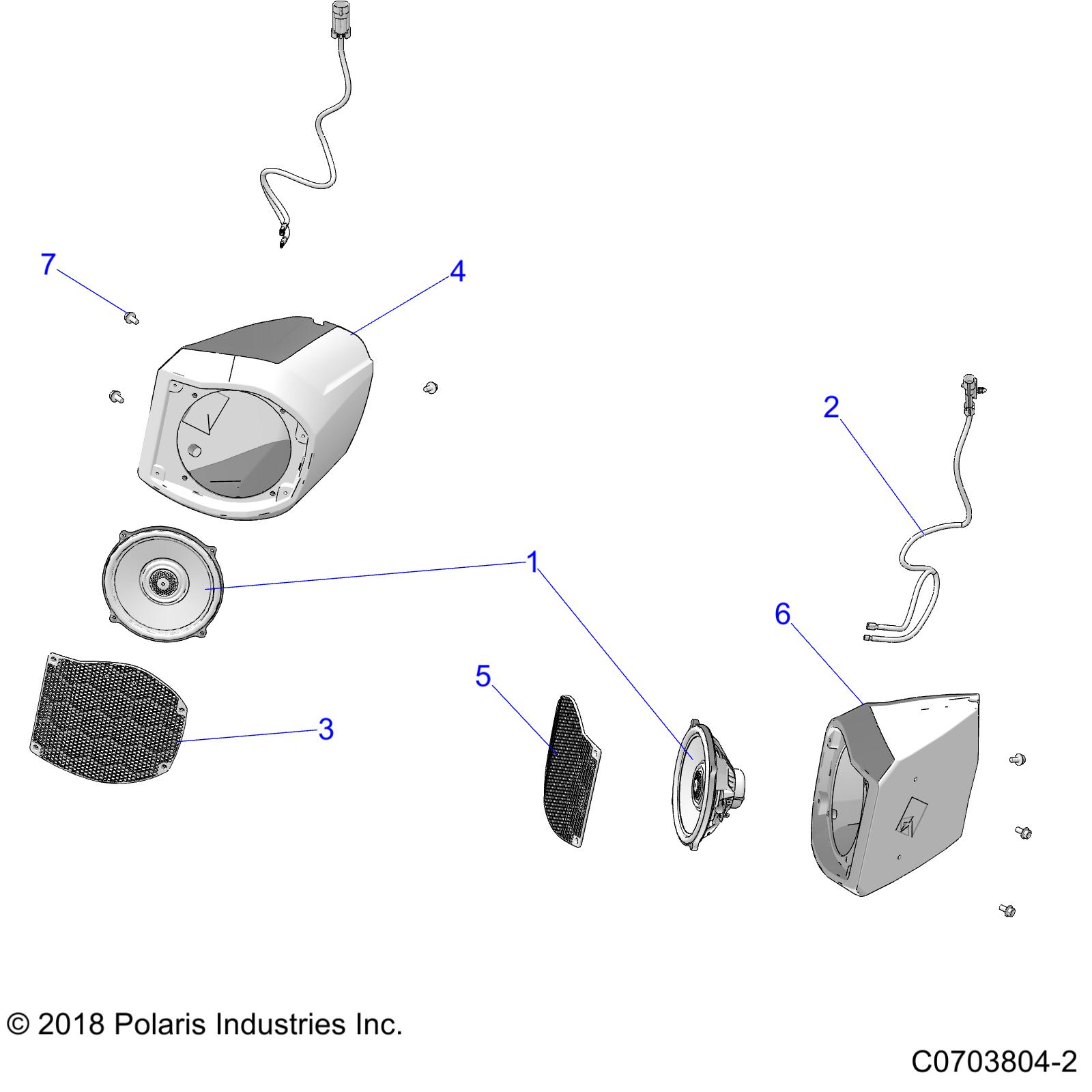 Foto diagrama Polaris que contem a peça 2637560