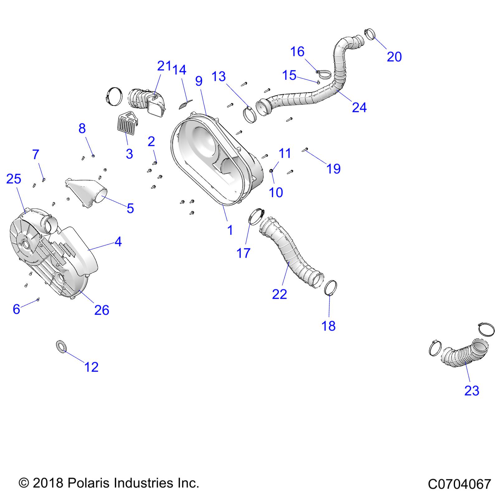 Foto diagrama Polaris que contem a peça 5268504