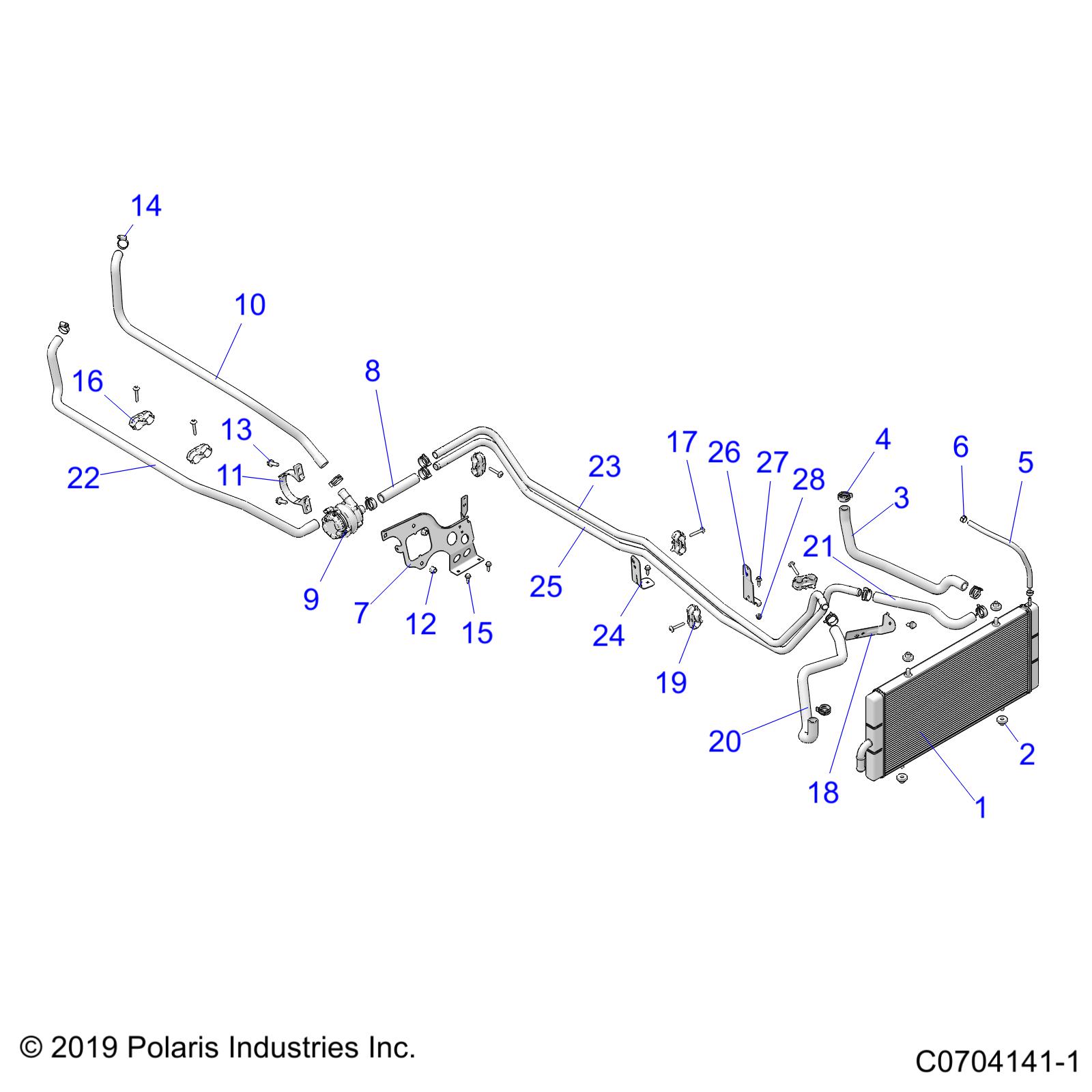 Part Number : 5268164-329 BRKT-COOLANT TUBE ECOAT