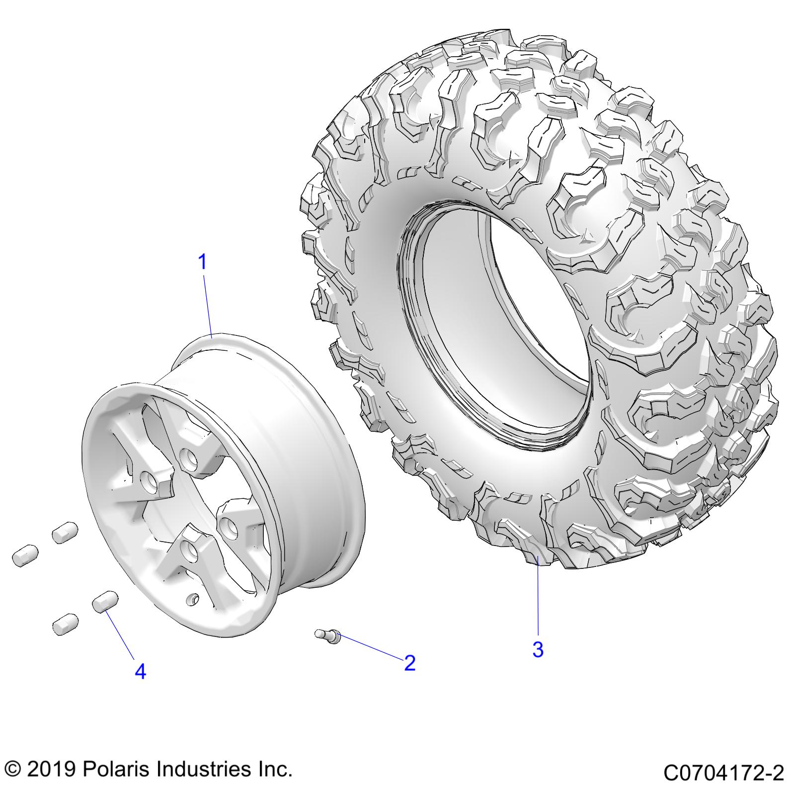 Part Number : 1523775-744 WHEEL 14X7 55 OFFSET CAST MTE