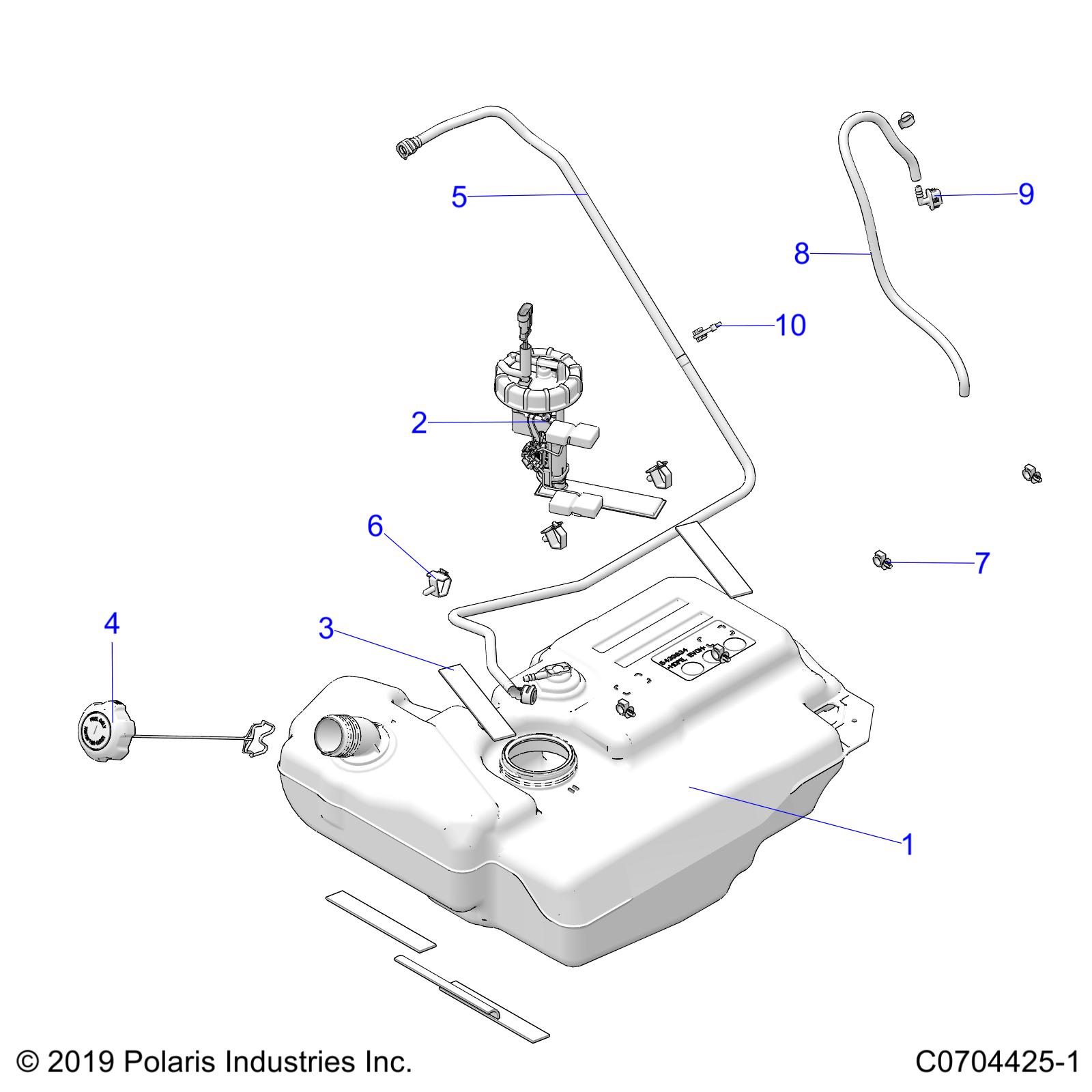 Part Number : 8450040-62 FUEL LINE  62 CM