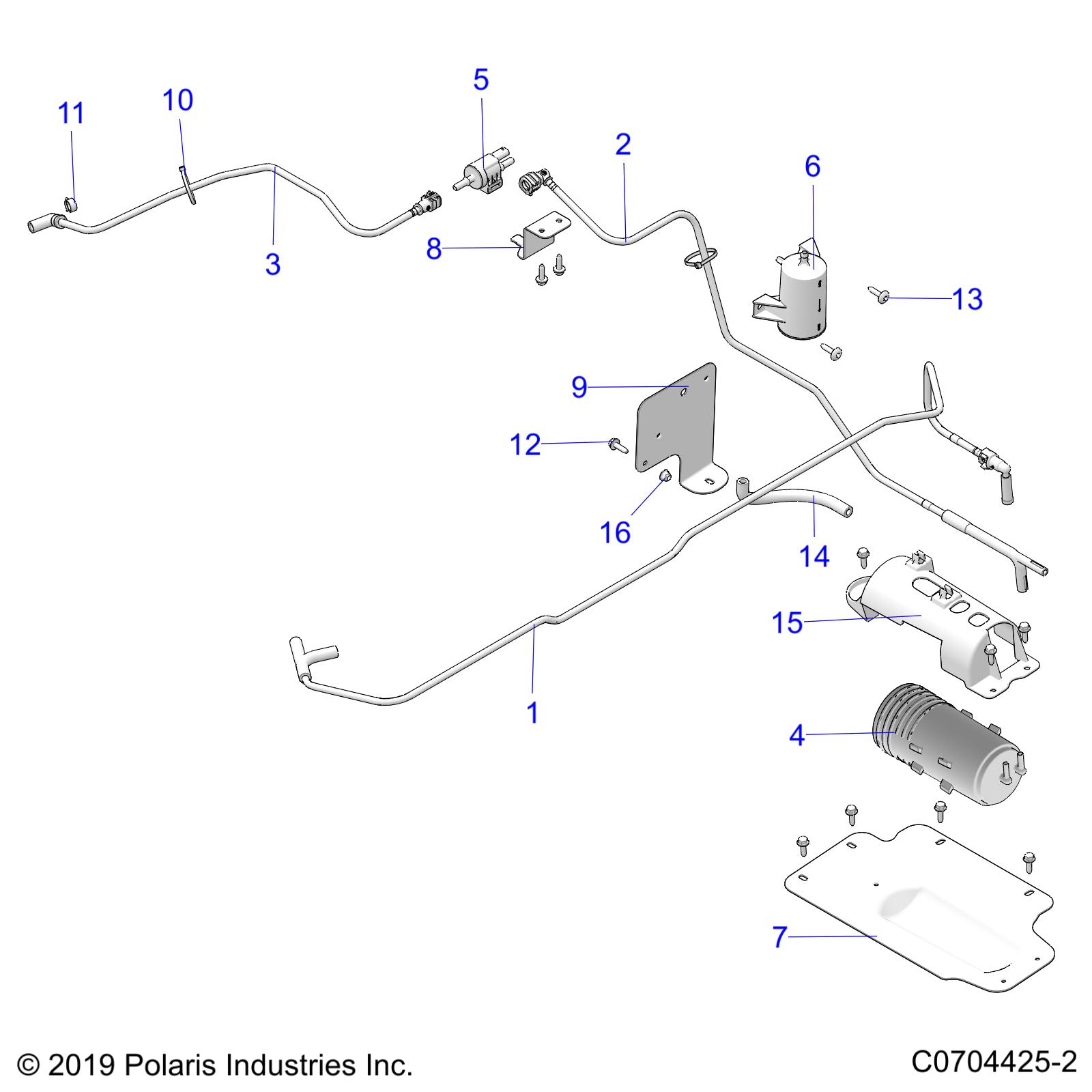 Part Number : 5264597-329 BRKT-MNT CANISTER ECOAT