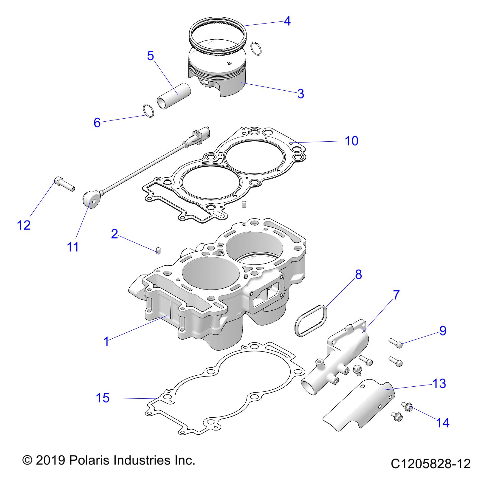 Part Number : 3023035 CYLINDER ASSEMBLY