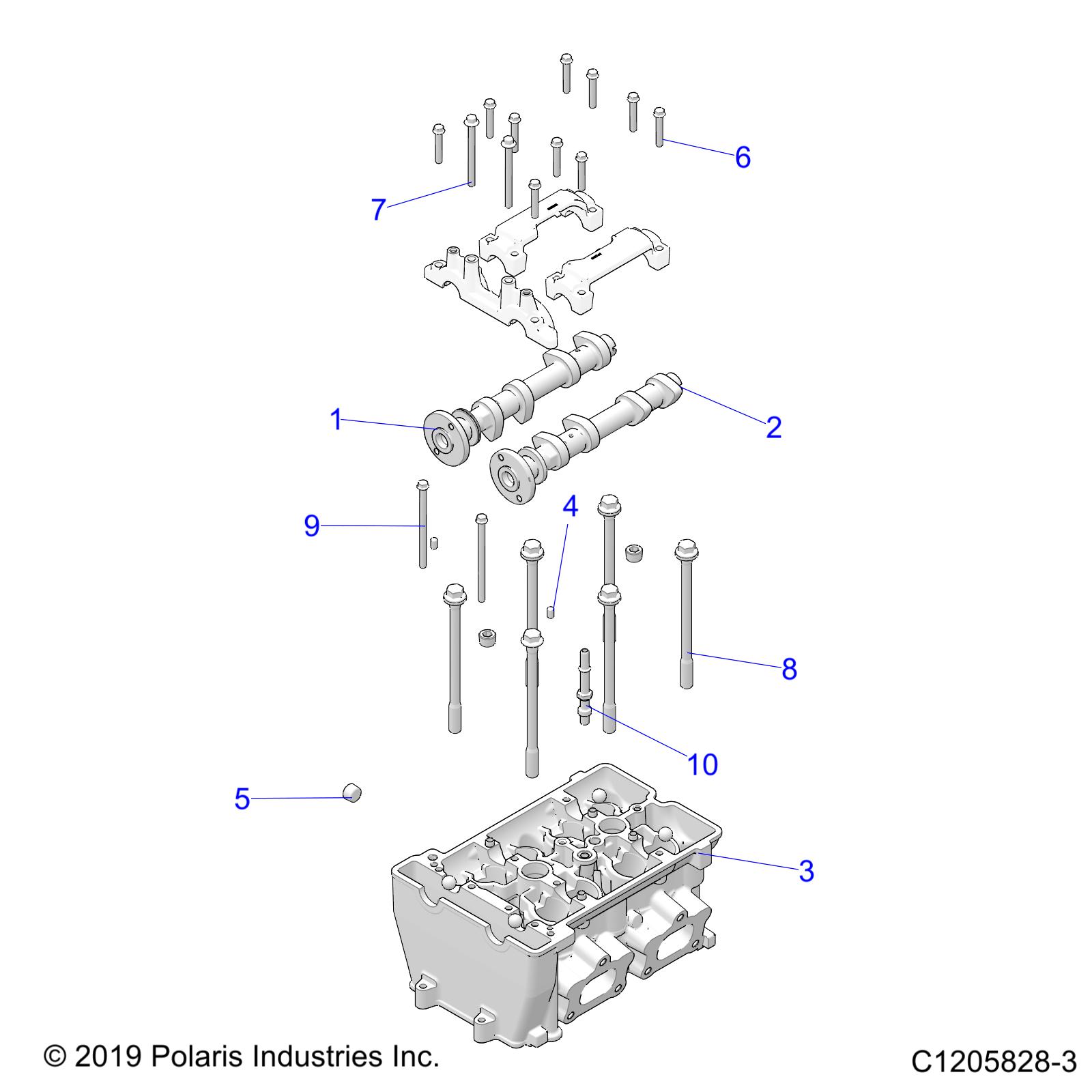 Part Number : 3023773 ASM-CAMSHAFT INT 1040-234