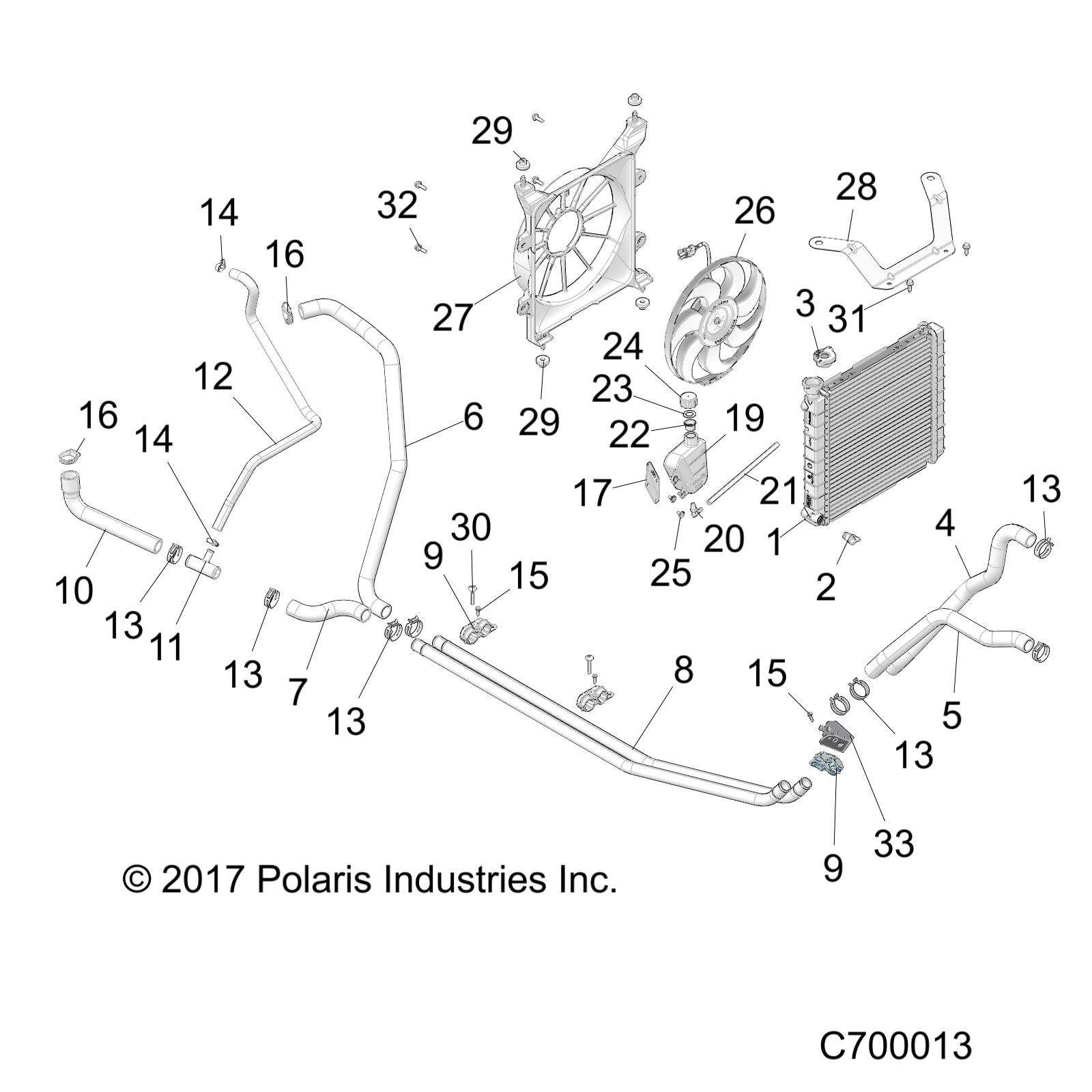 Foto diagrama Polaris que contem a peça 5265091-329