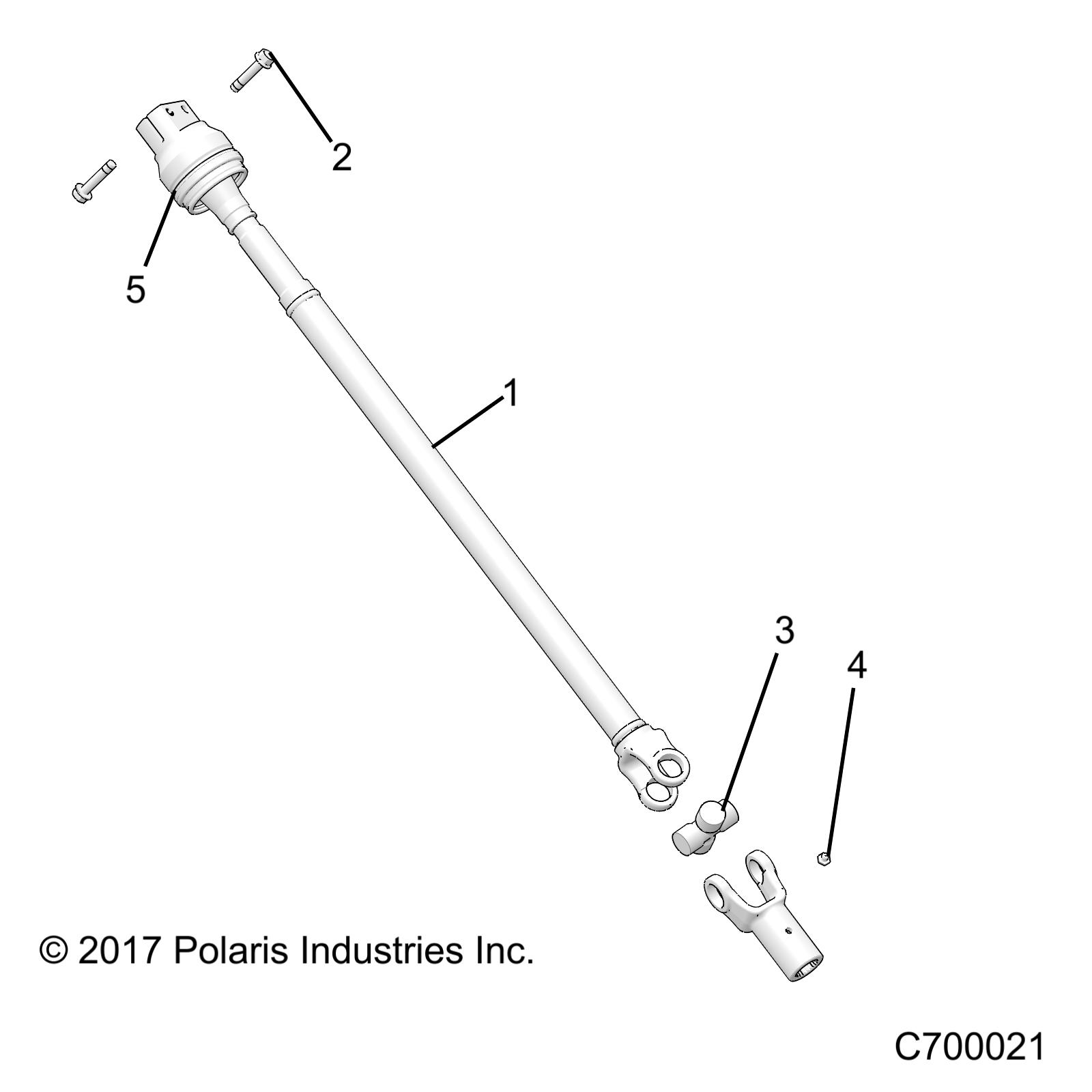 Part Number : 1334359 PROPSHAFT ASSEMBLY  REAR