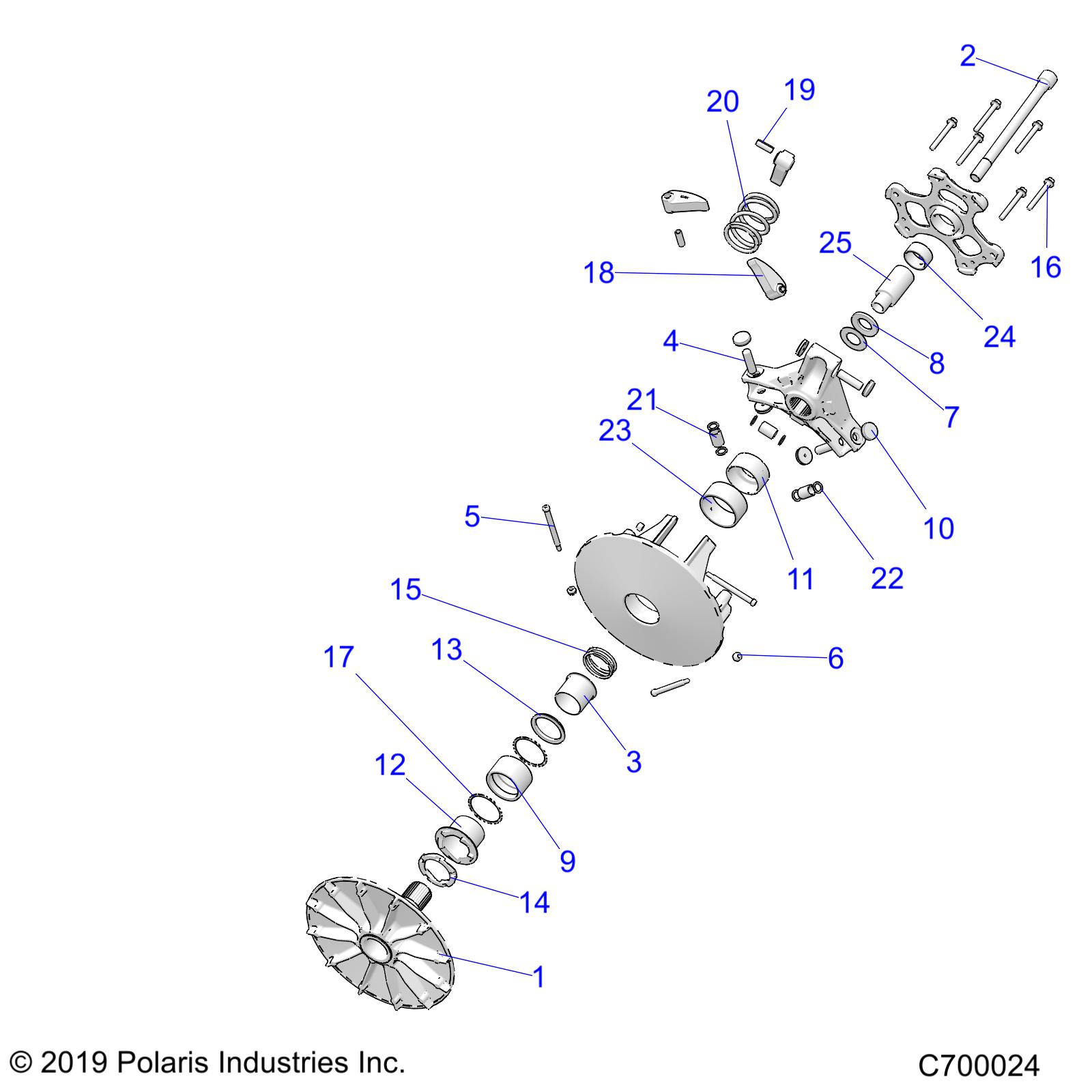 Part Number : 5454048 HELIX DRIVE P90X 15DEG