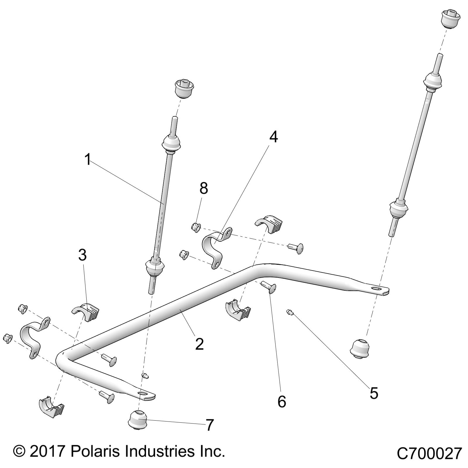 Foto diagrama Polaris que contem a peça 5454545