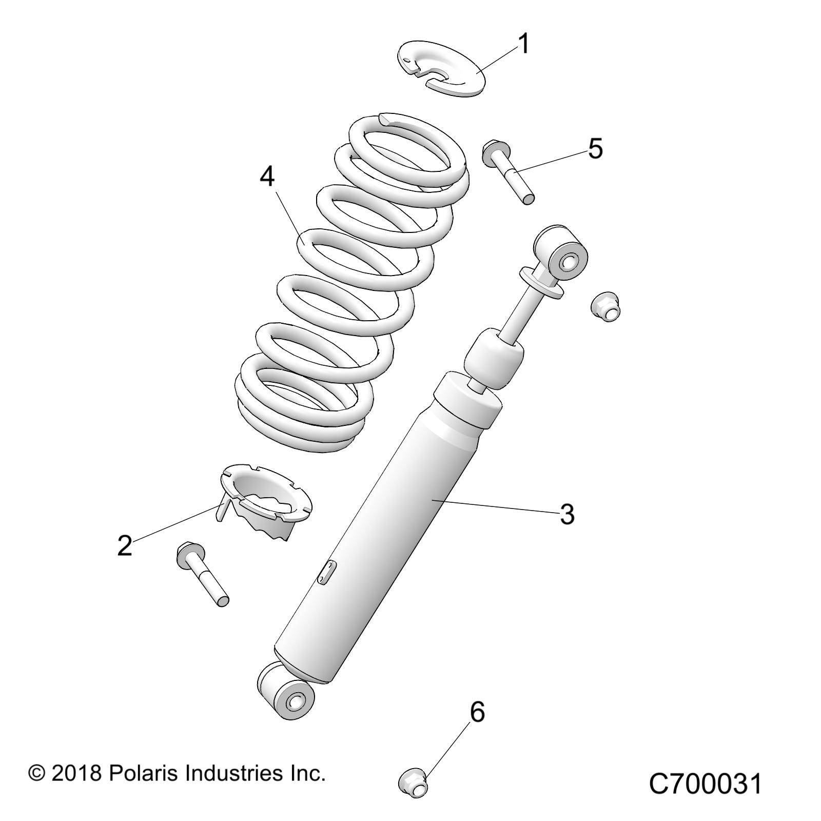 Part Number : 7044726-458 SPRING 200-225#  MATTE BLACK