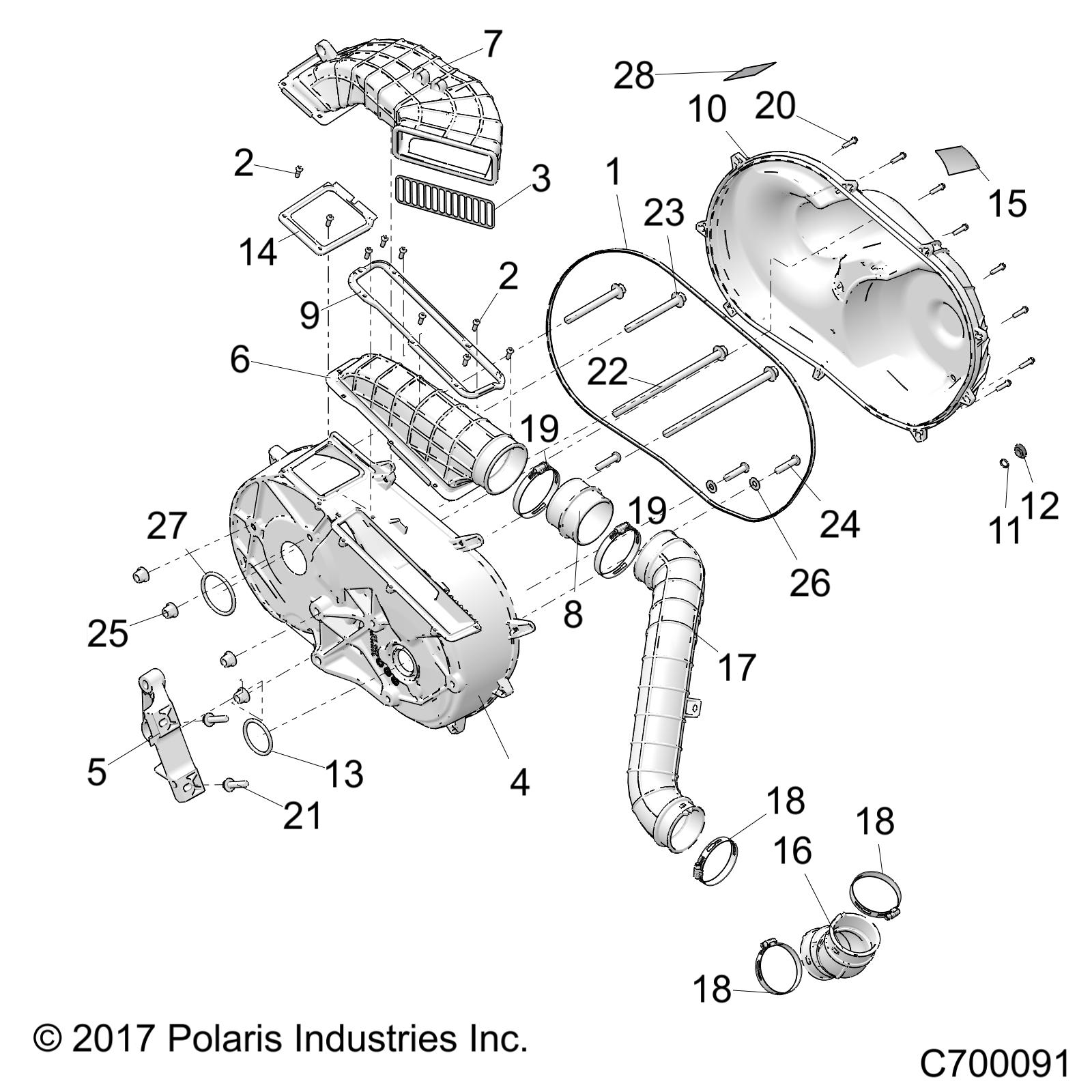 Part Number : 5140929 COVER-CLUTCH INNER MACH