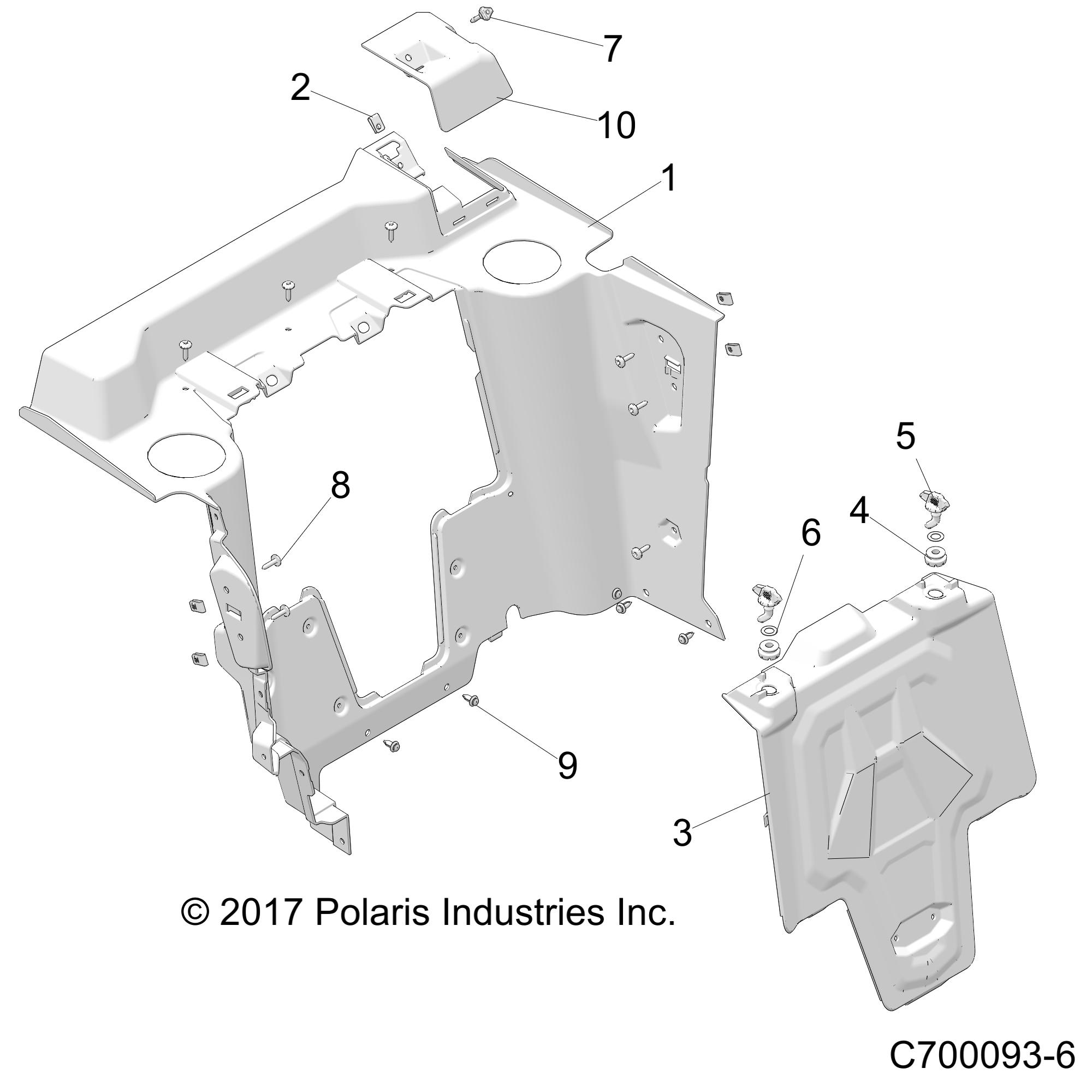 Part Number : 5453980-070 PANEL-ACCESS AIRBOX BLK