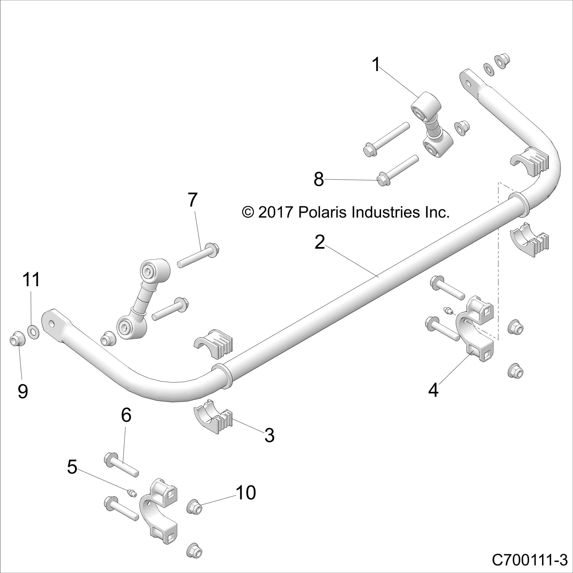 Part Number : 5339671 STABILIZER BAR  TUBE  28.5 MM