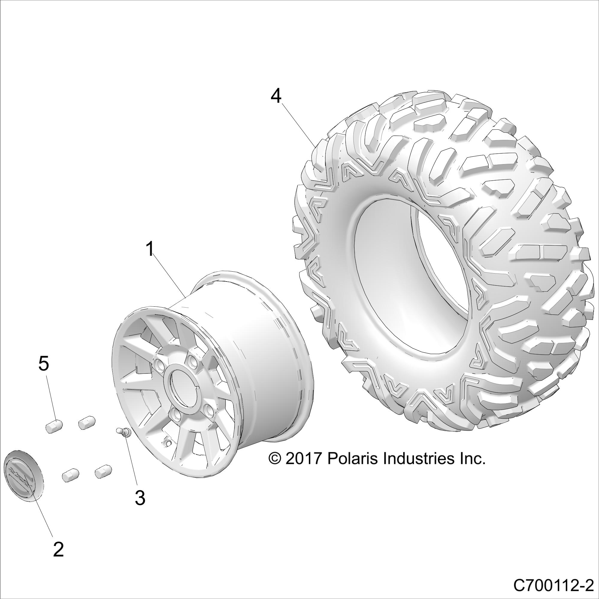 Foto diagrama Polaris que contem a peça 1522843-655