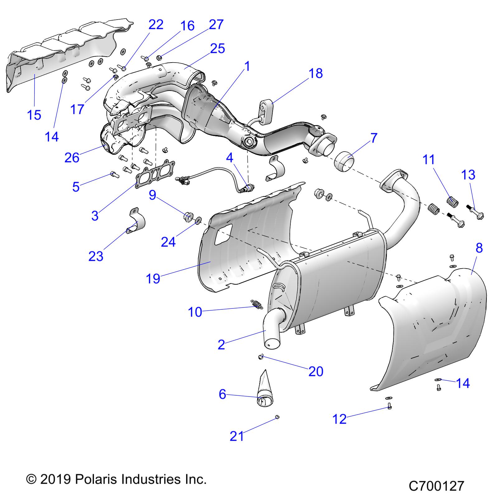 Part Number : 5814641 SHIELD-HEAT FULL RGR