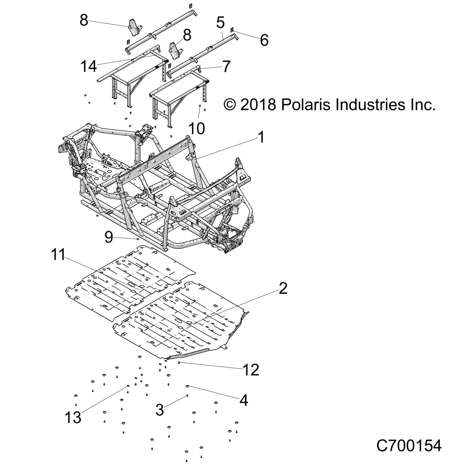 Part Number : 5456158-070 SKID PLATE  GLOSS BLACK