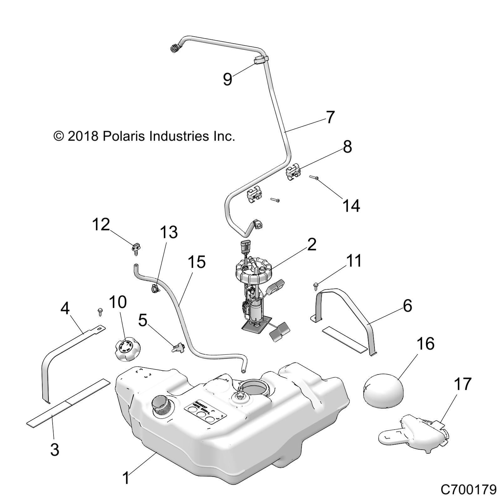 Part Number : 2208122 FUEL PUMP KIT  RZR