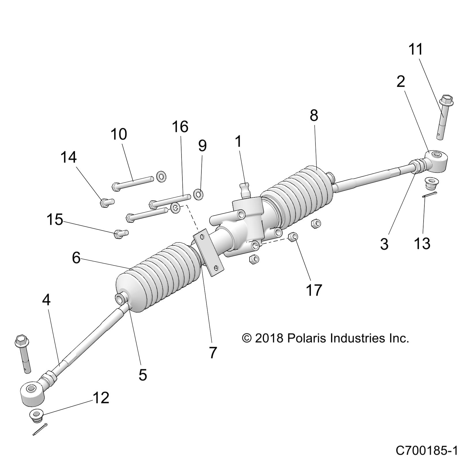 Foto diagrama Polaris que contem a peça 7518895