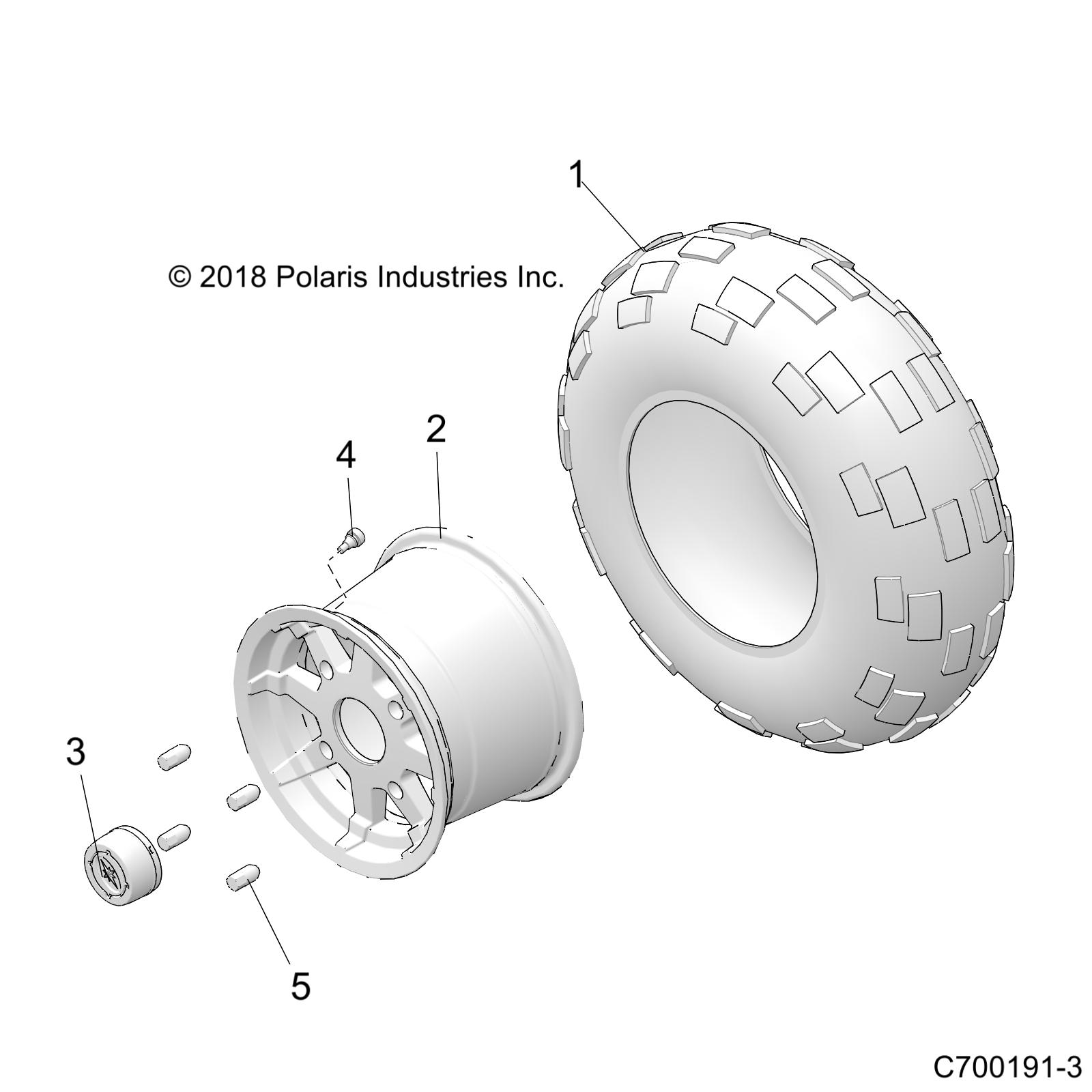 Foto diagrama Polaris que contem a peça 5413061