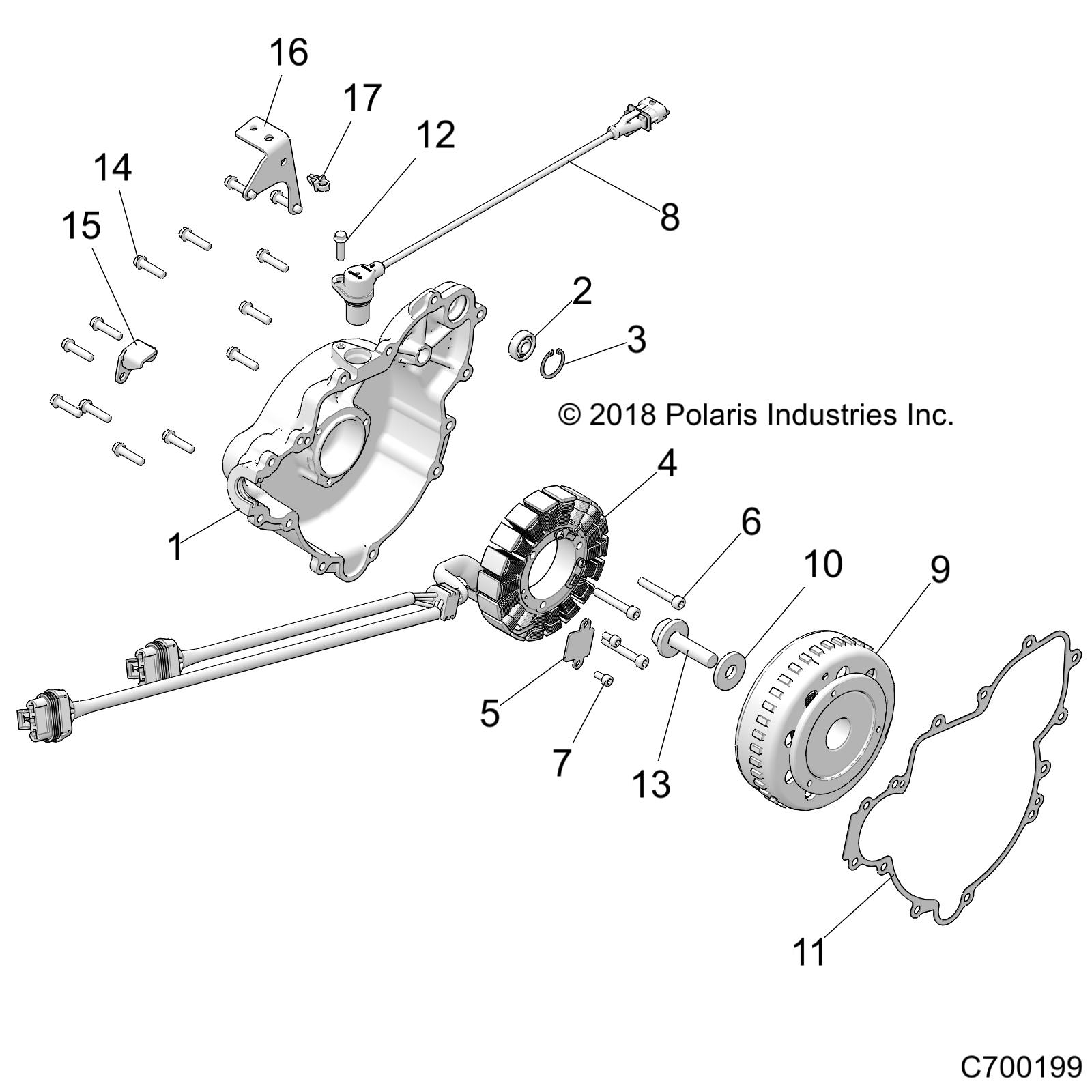 Foto diagrama Polaris que contem a peça 5260666