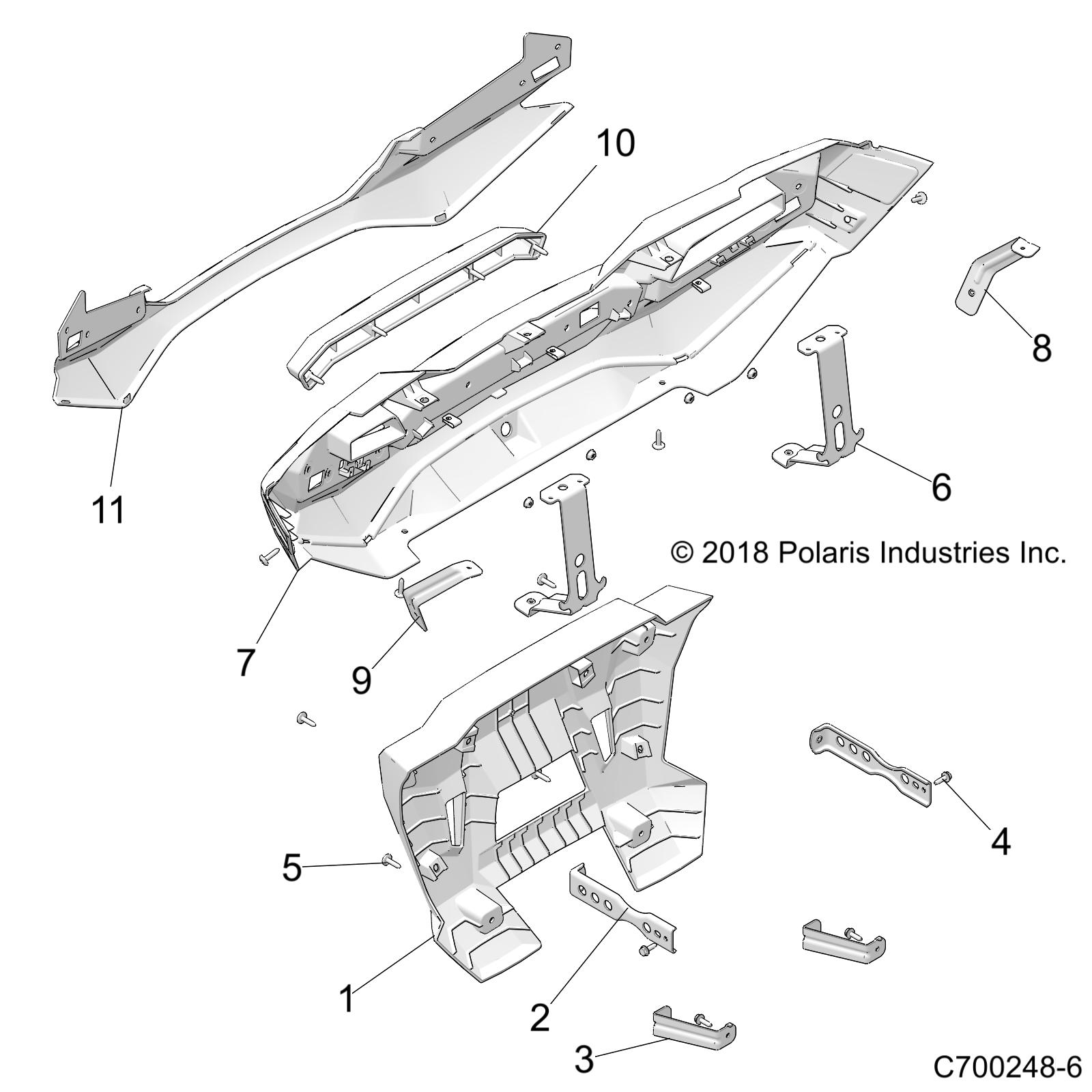 Part Number : 5455743-737 CENTER COVER  INDIAN SKY BLUE