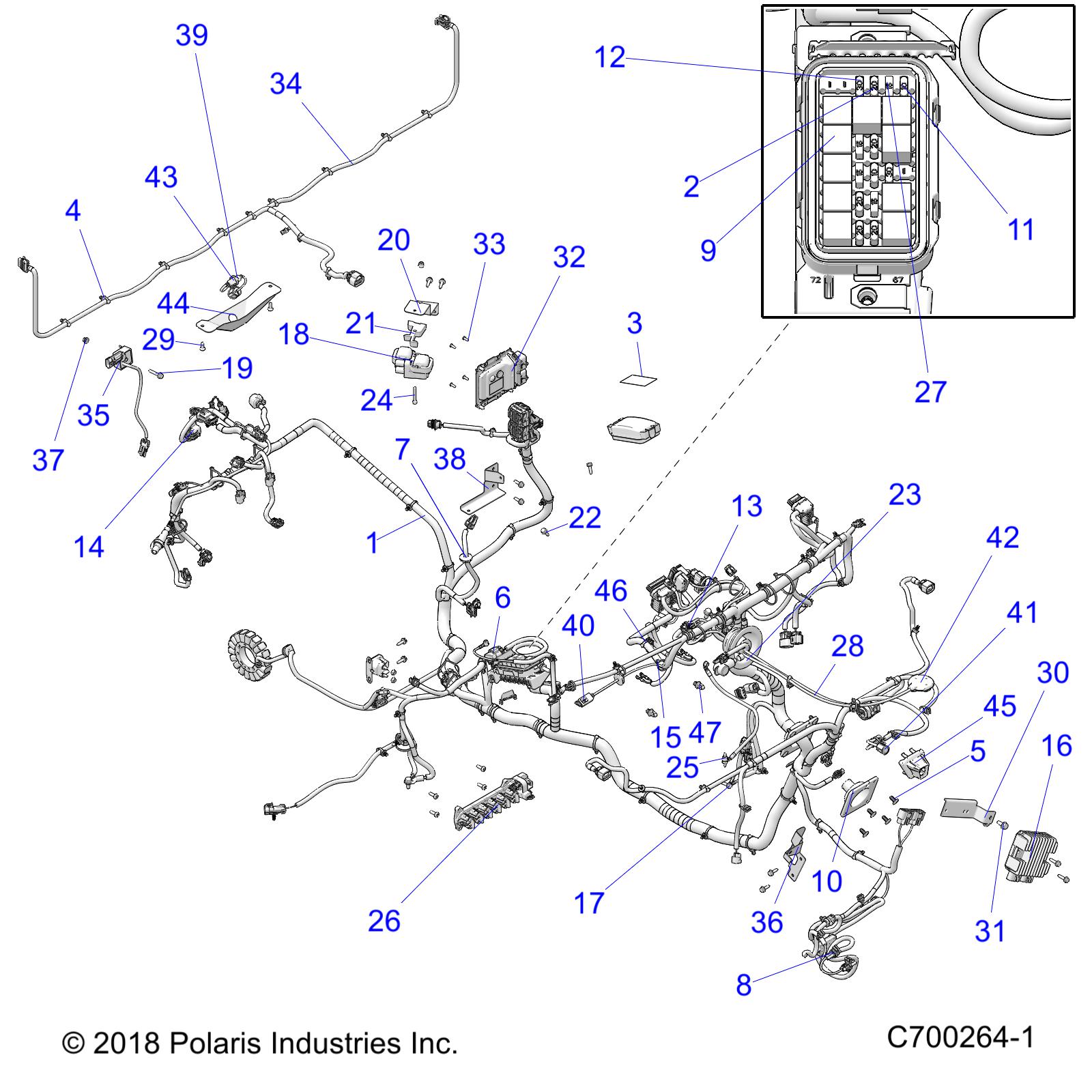 Part Number : 2414667 HARNESS   LE