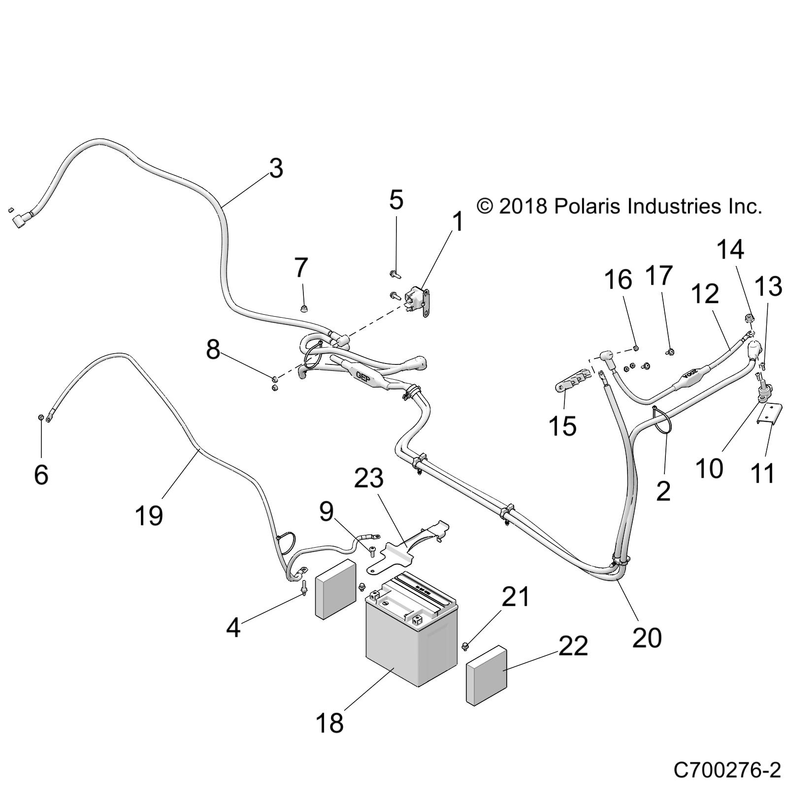 Part Number : 4018034 CABLE-SET PRI PWR FUSED