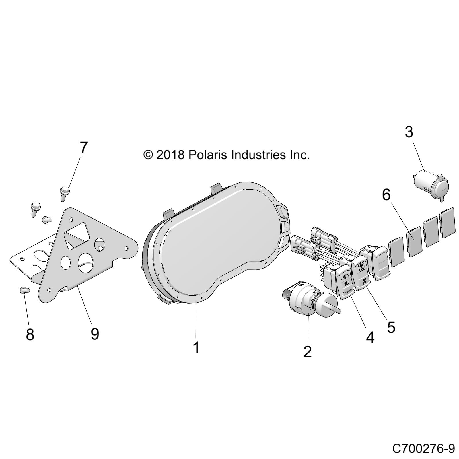 Part Number : 3280761 ASM-CLUSTER C4 ABS TR